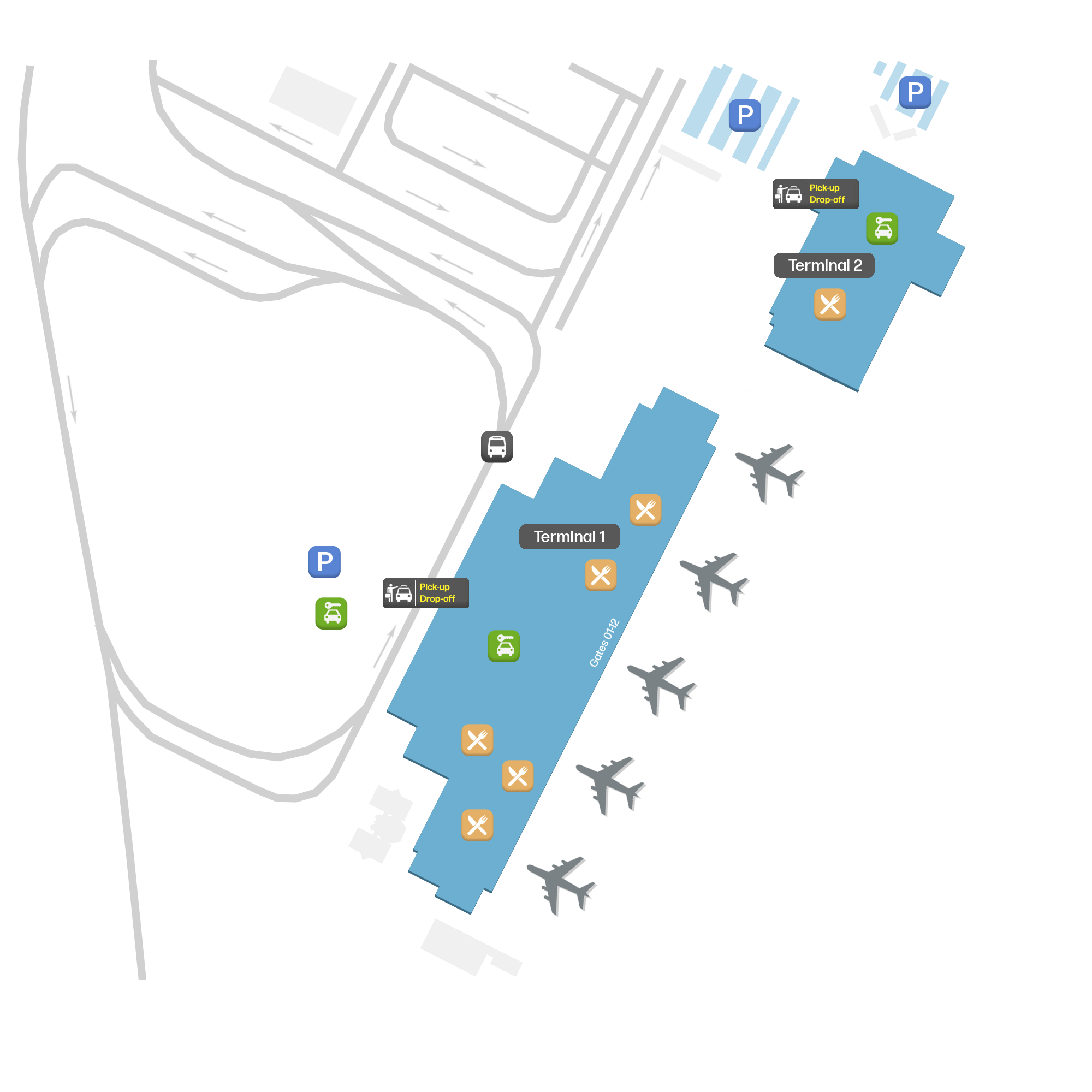 Lanzarote Airport, Spain map