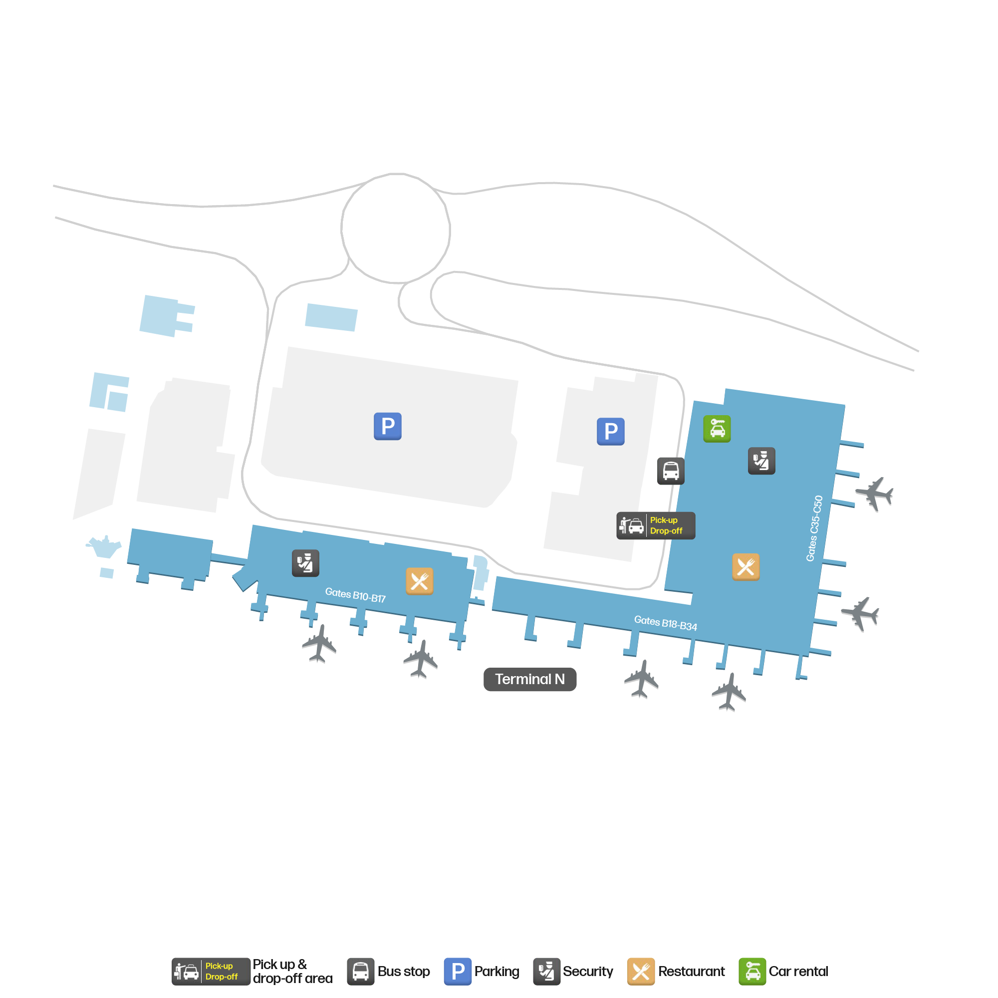 Alicante Airport, Spain map