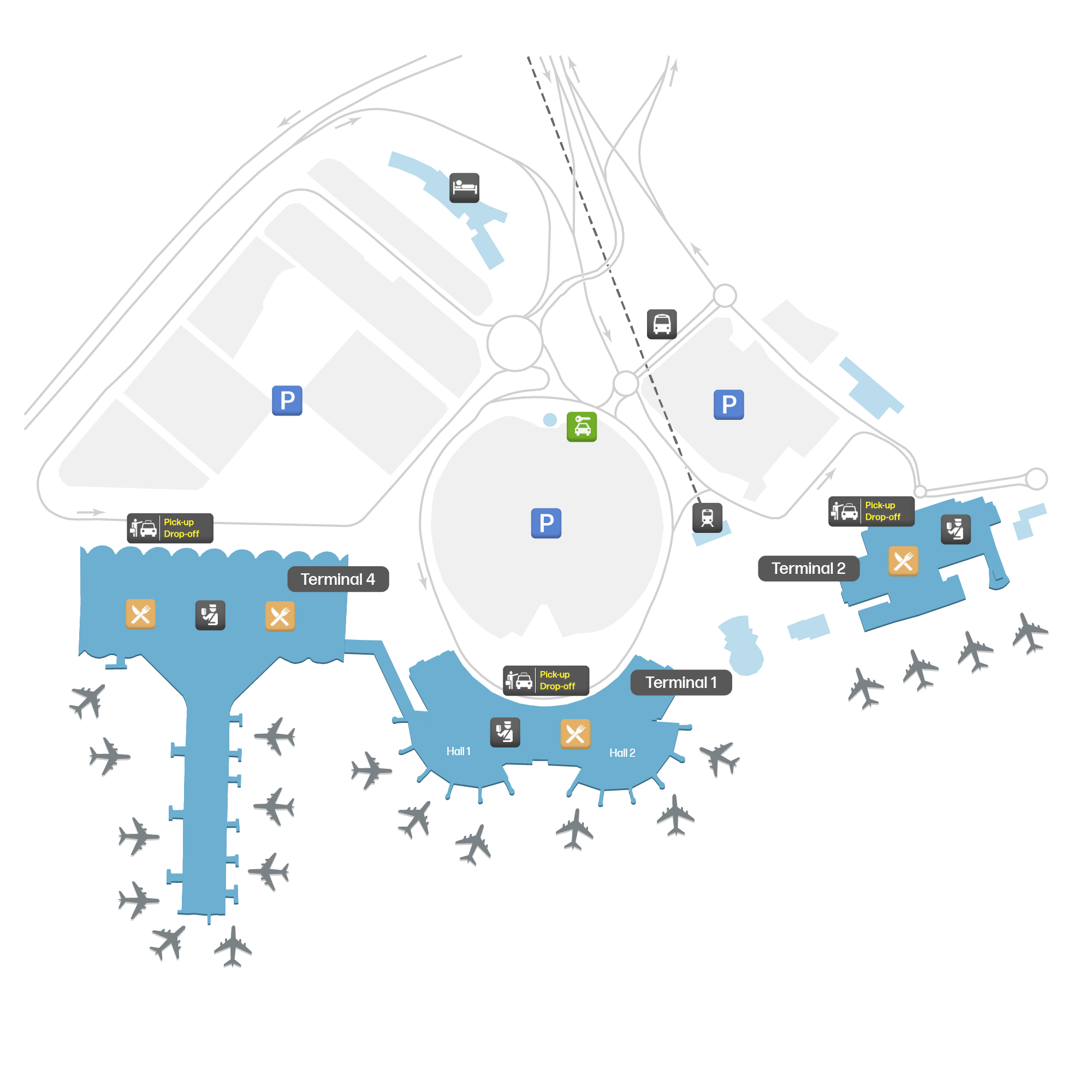 Houari Boumediene Airport, Algeria map