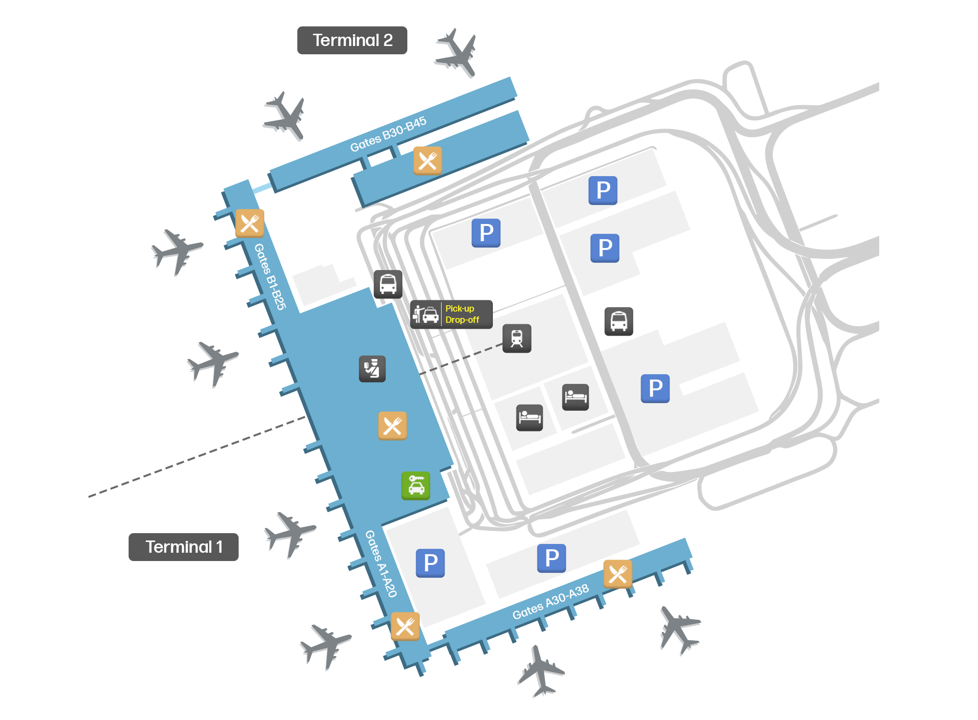 Berlin Airport, Germany map