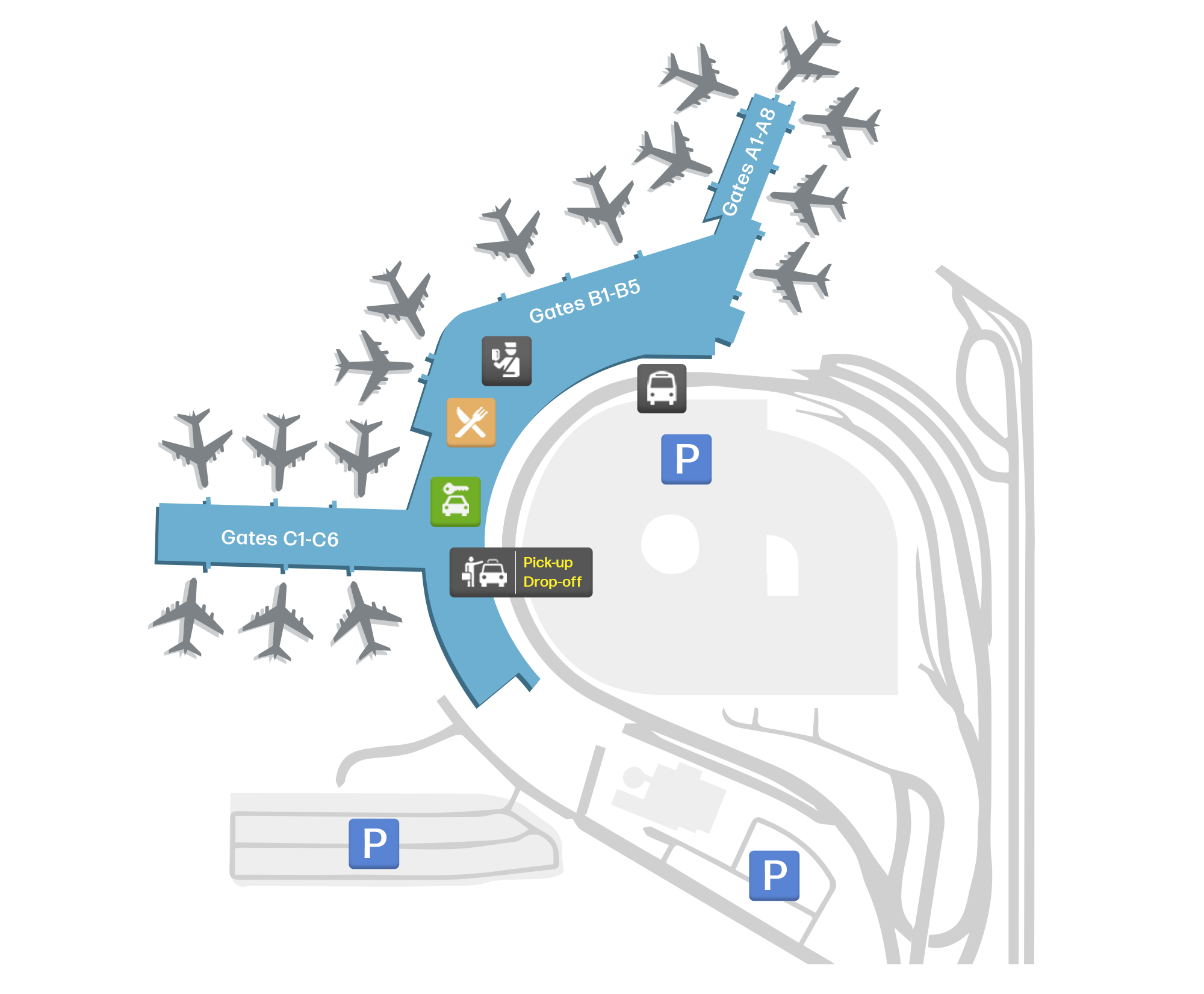 Birmingham International, United States map