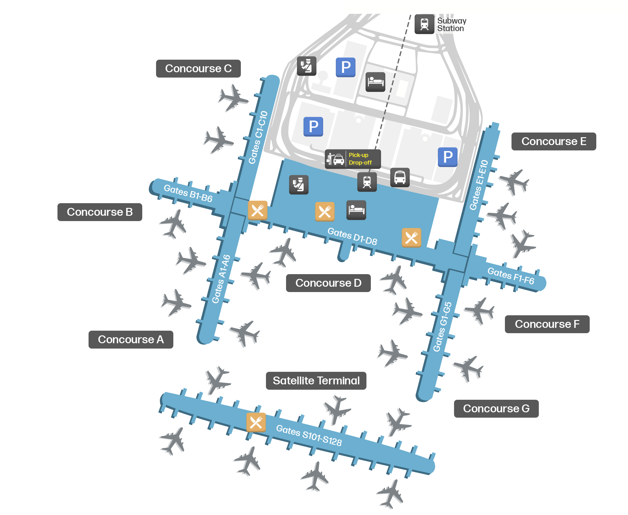 Suvarnabhumi Airport, Thailand map