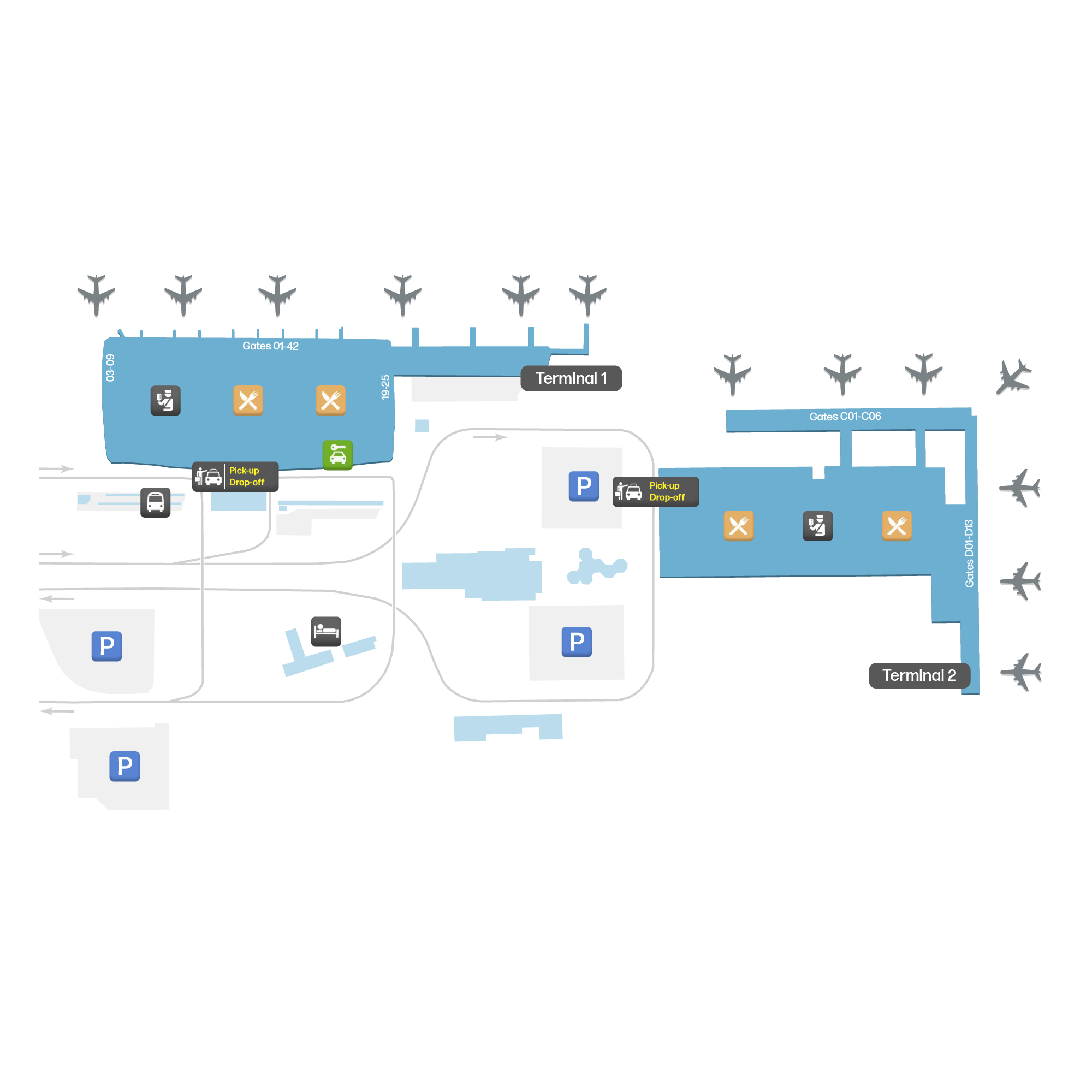 Kempegowda International Airport, India map