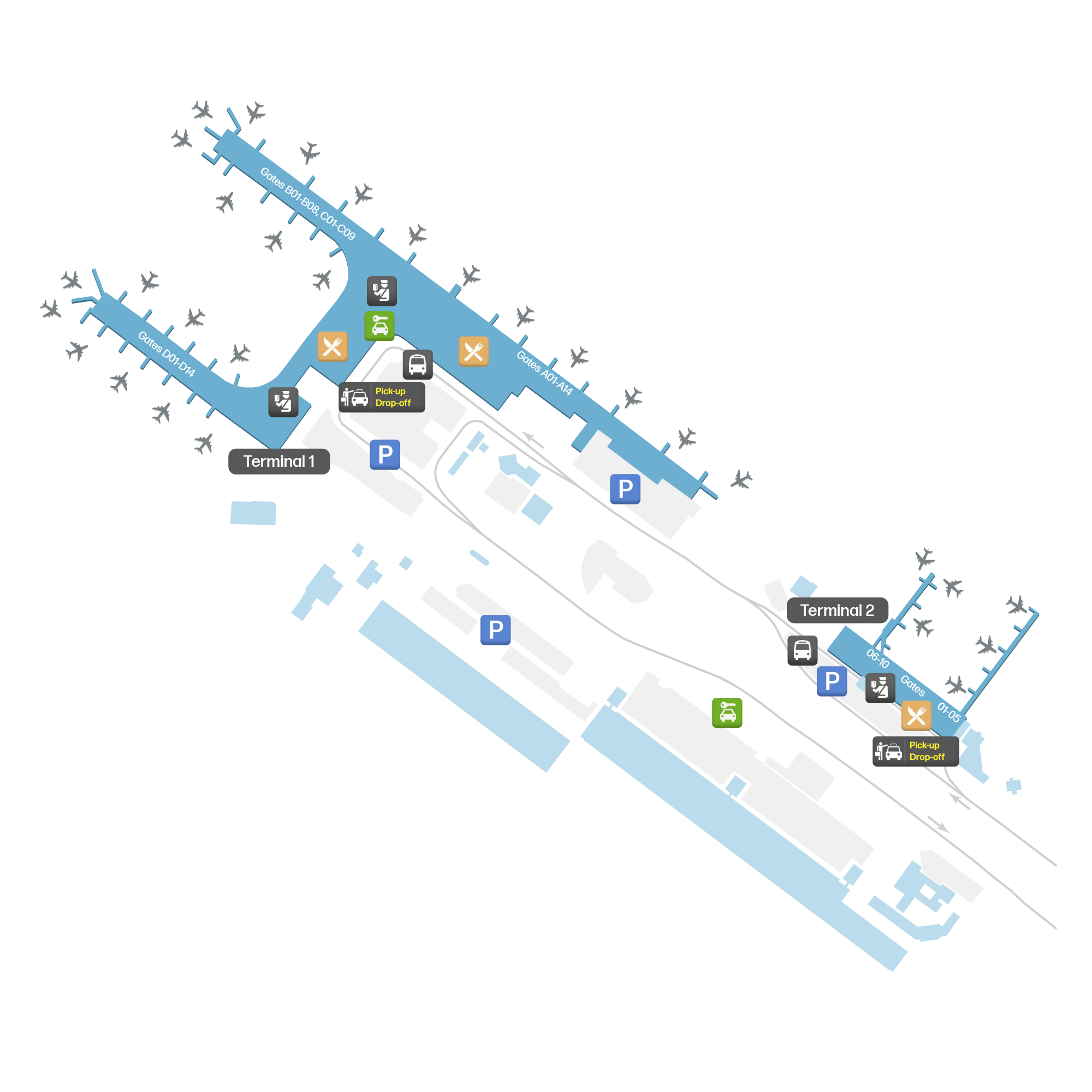 Bogota Airport, Colombia map