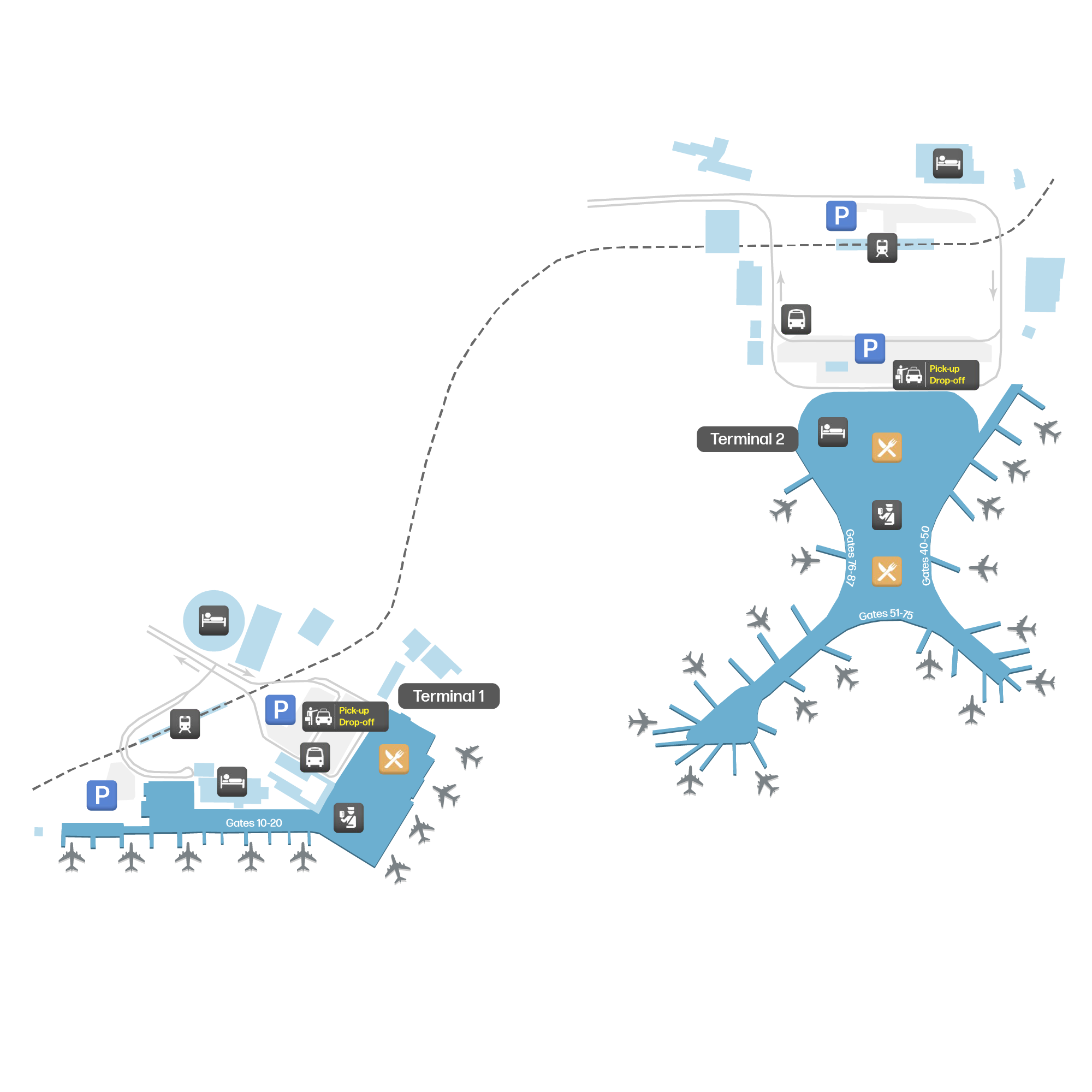 Mumbai Airport, India map