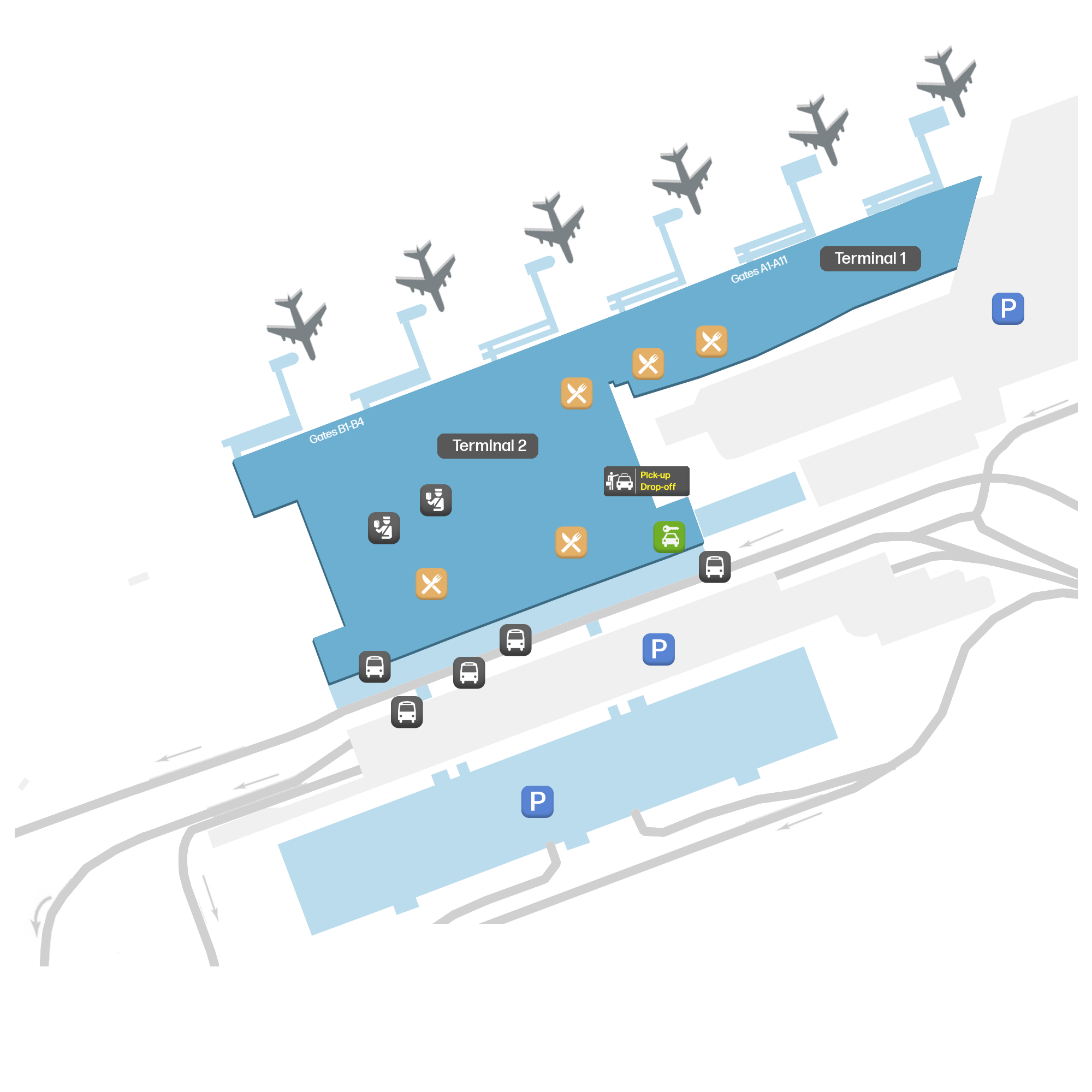 Bari Airport, Italy map