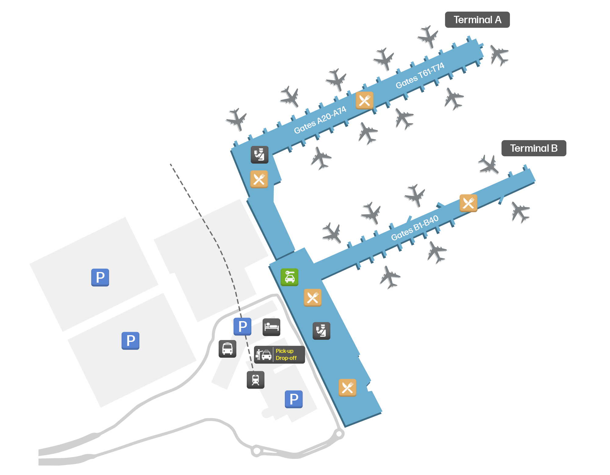 Brussels Airport, Belgium map