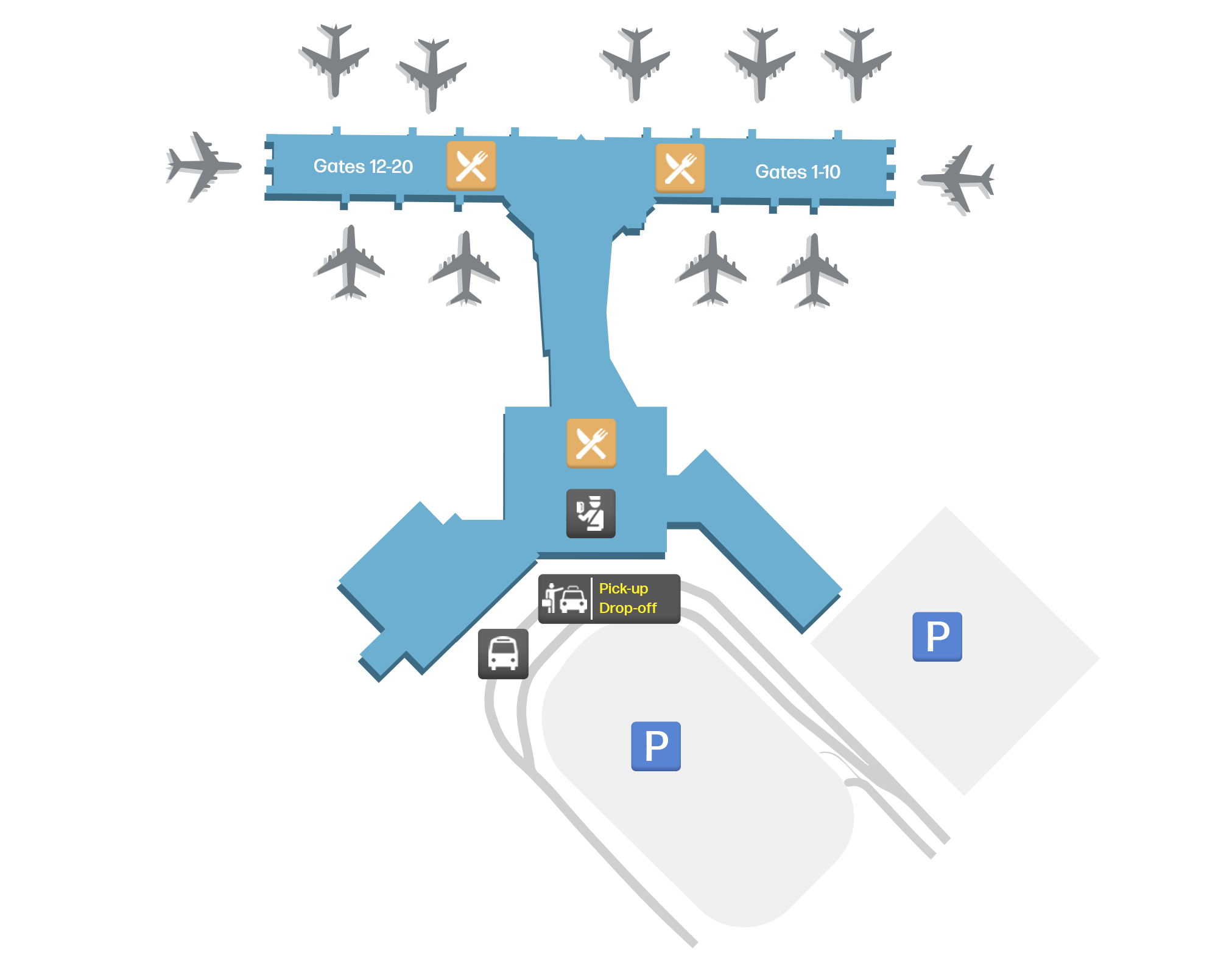 Dallas Love Fld, United States map