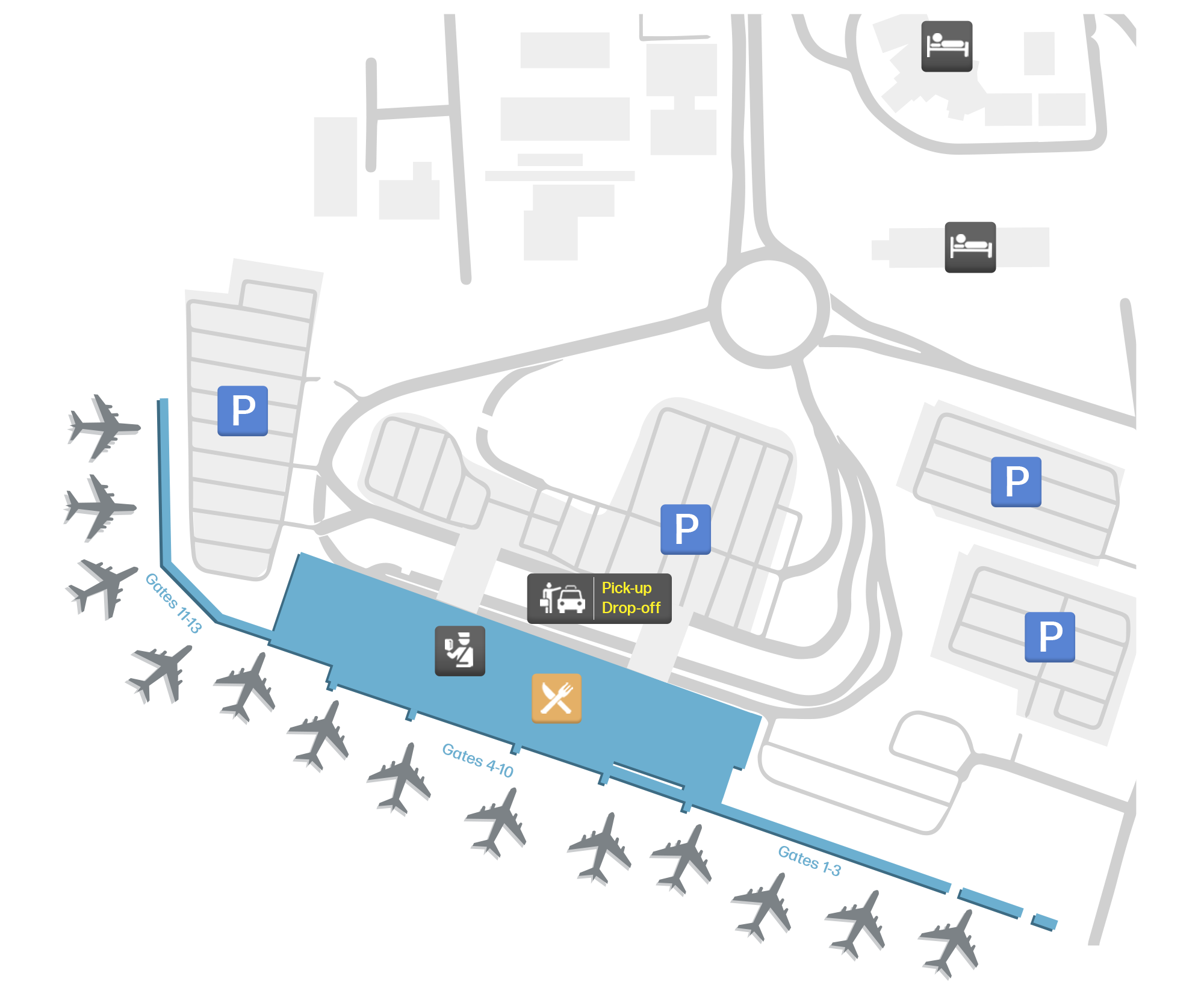 Darwin Intl, Australia map