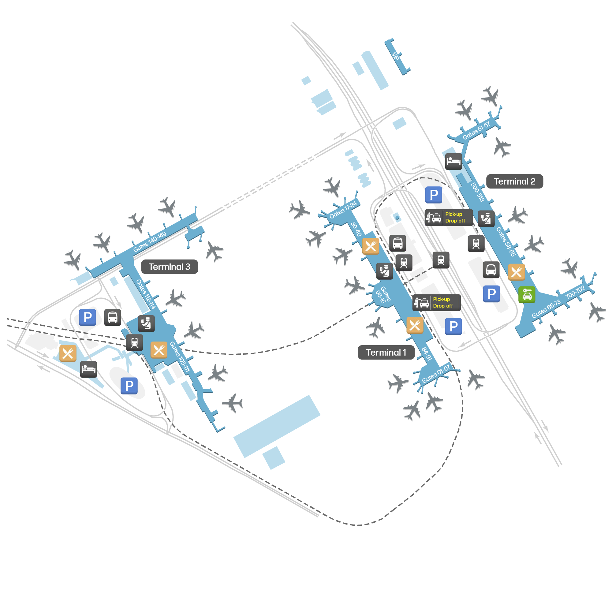 Haneda Airport, Japan map