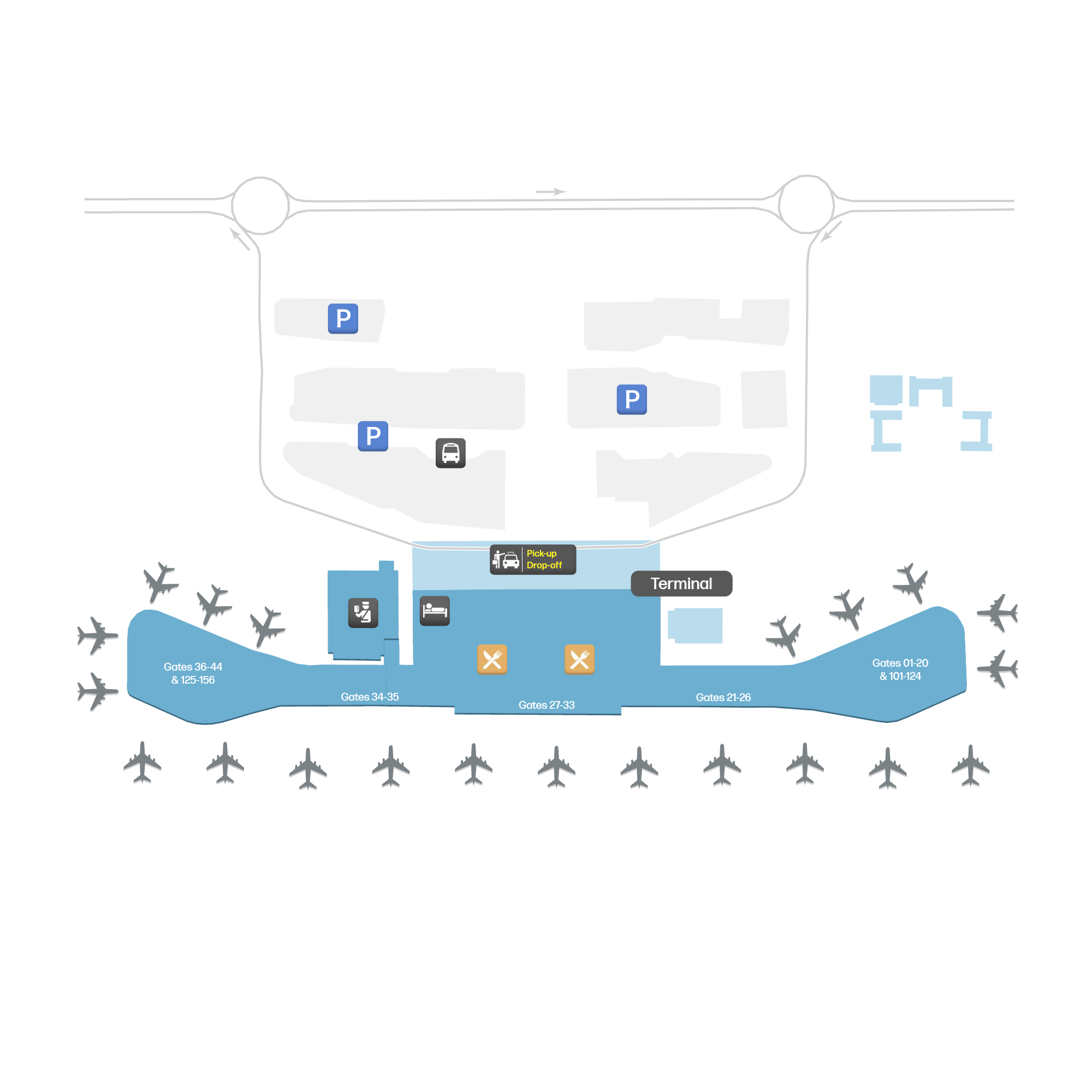 Hyderabad Airport, India map