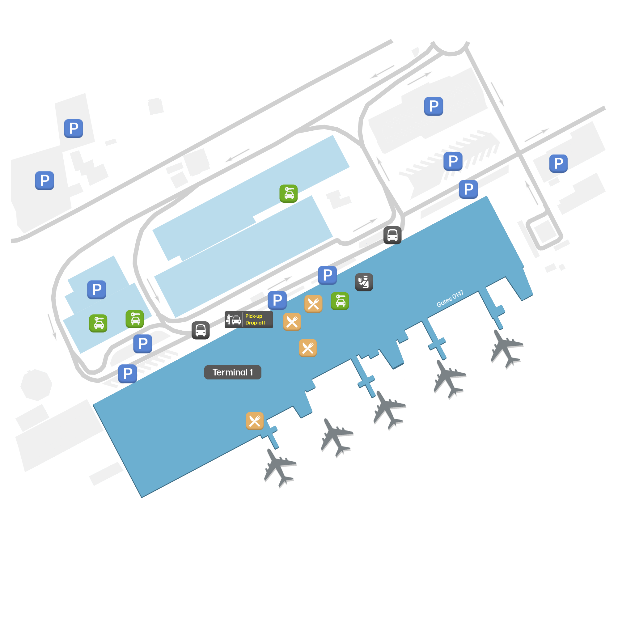 Ibiza Airport, Spain map