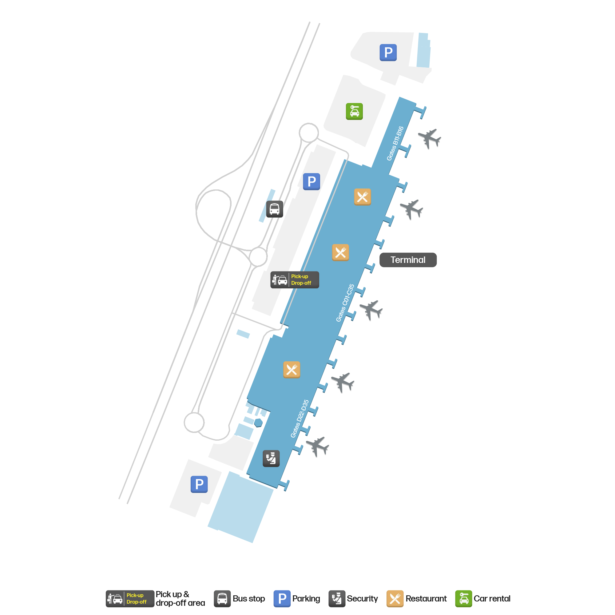 Gran Canaria Airport, Spain map