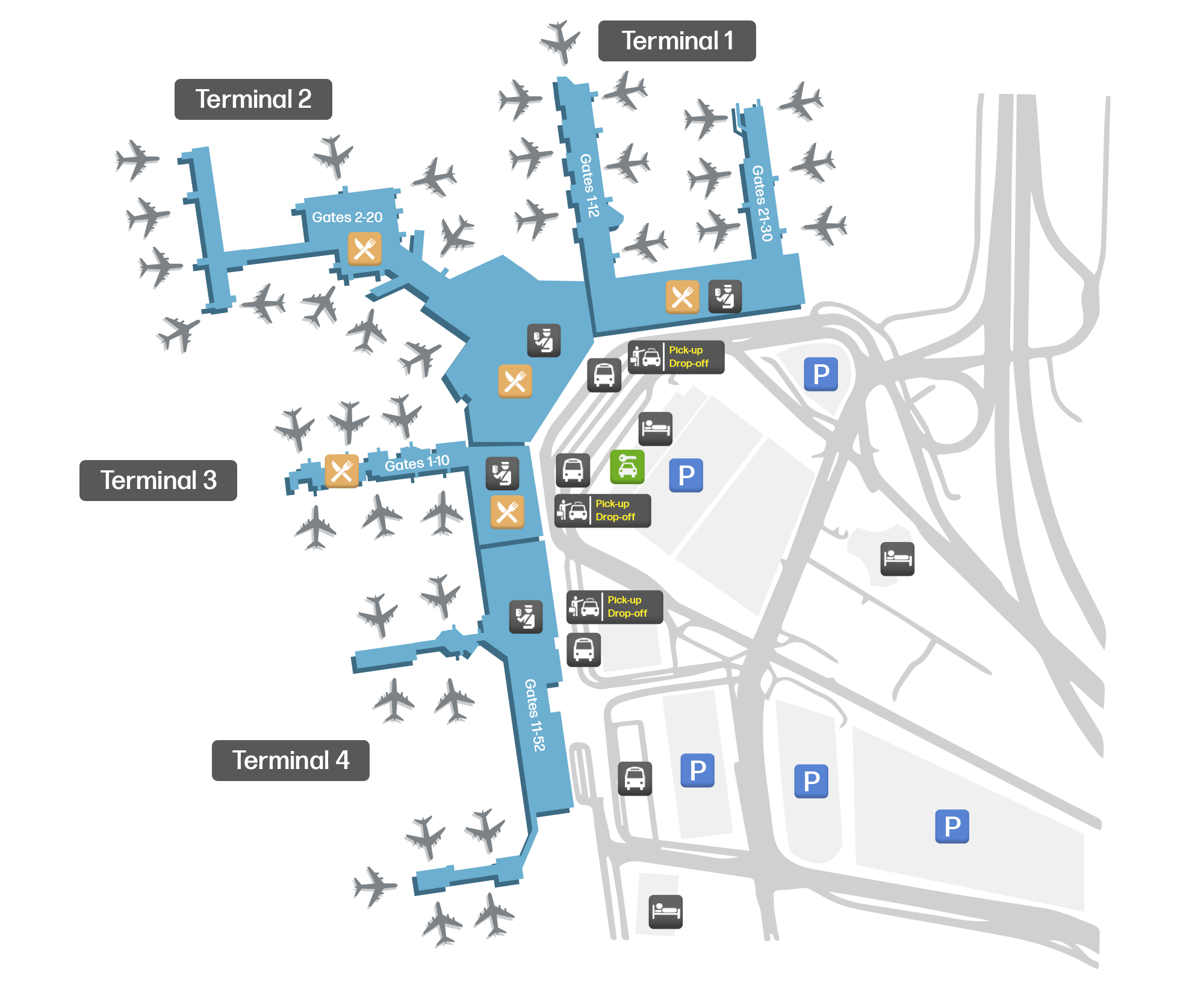 Melbourne International, Australia map