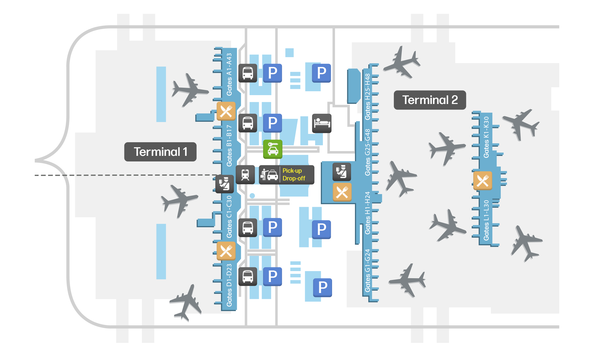 Munich Airport, Germany map