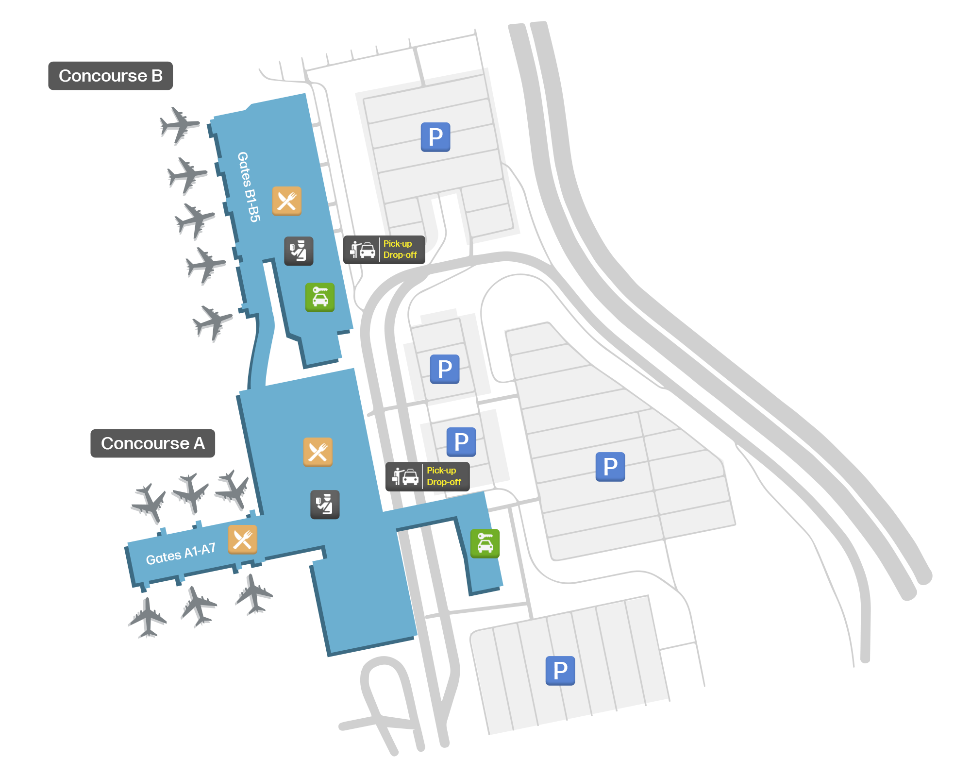 Myrtle Beach International Airport, United States map