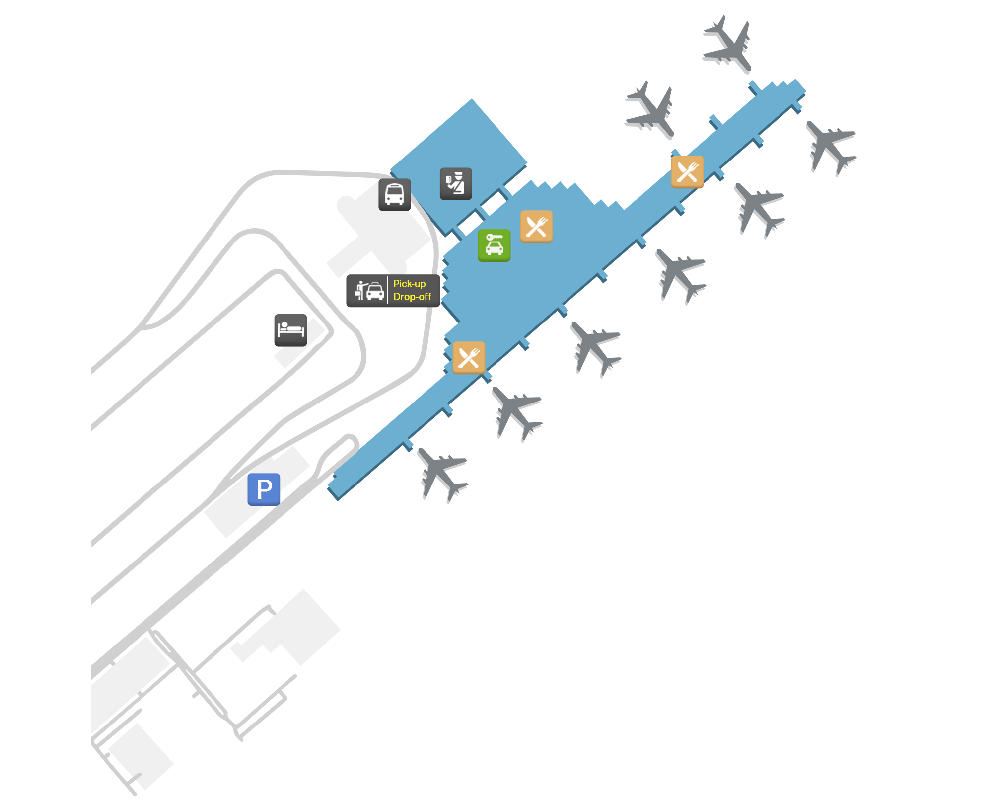 Felipe Angeles International Airport, Mexico map