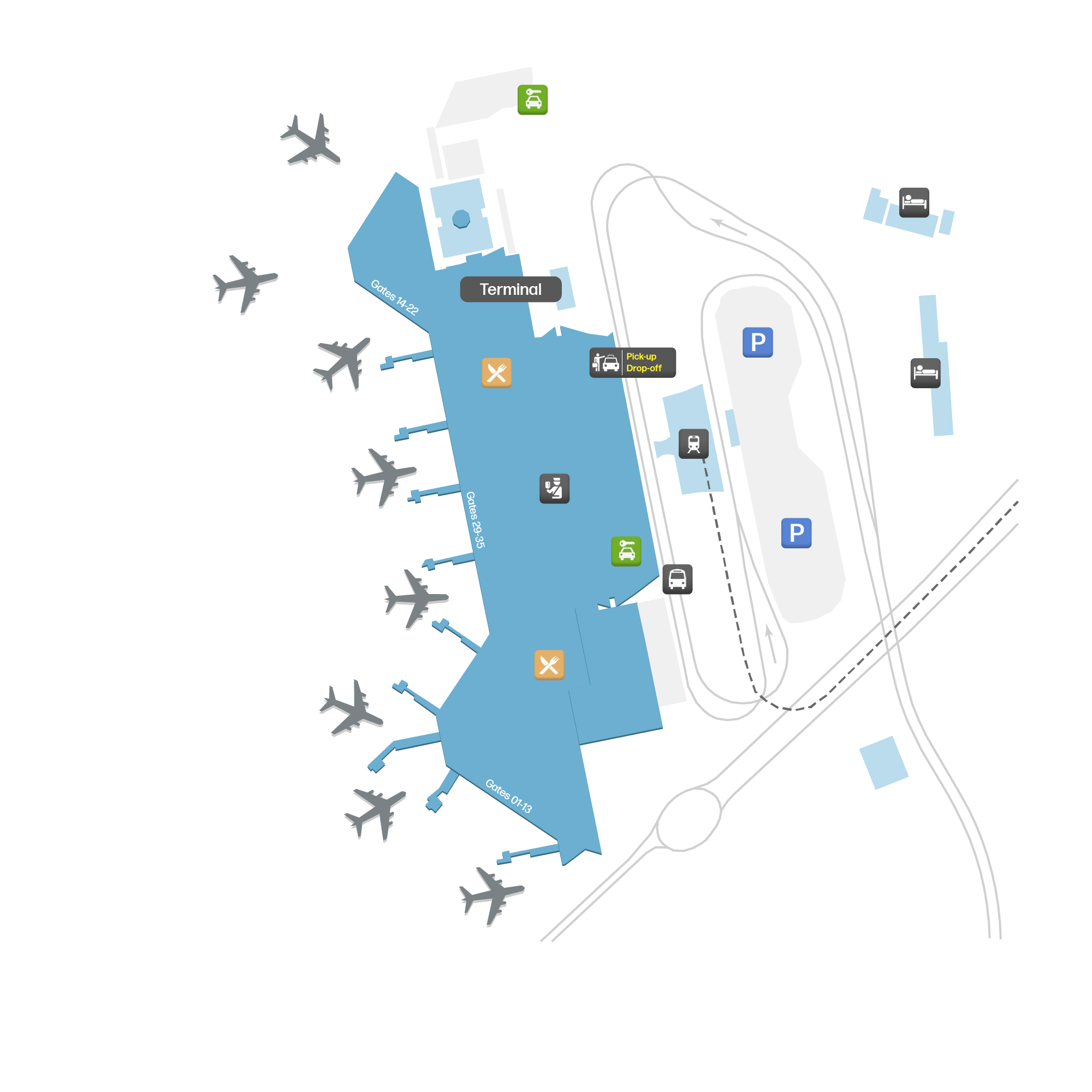 Porto Airport, Portugal map