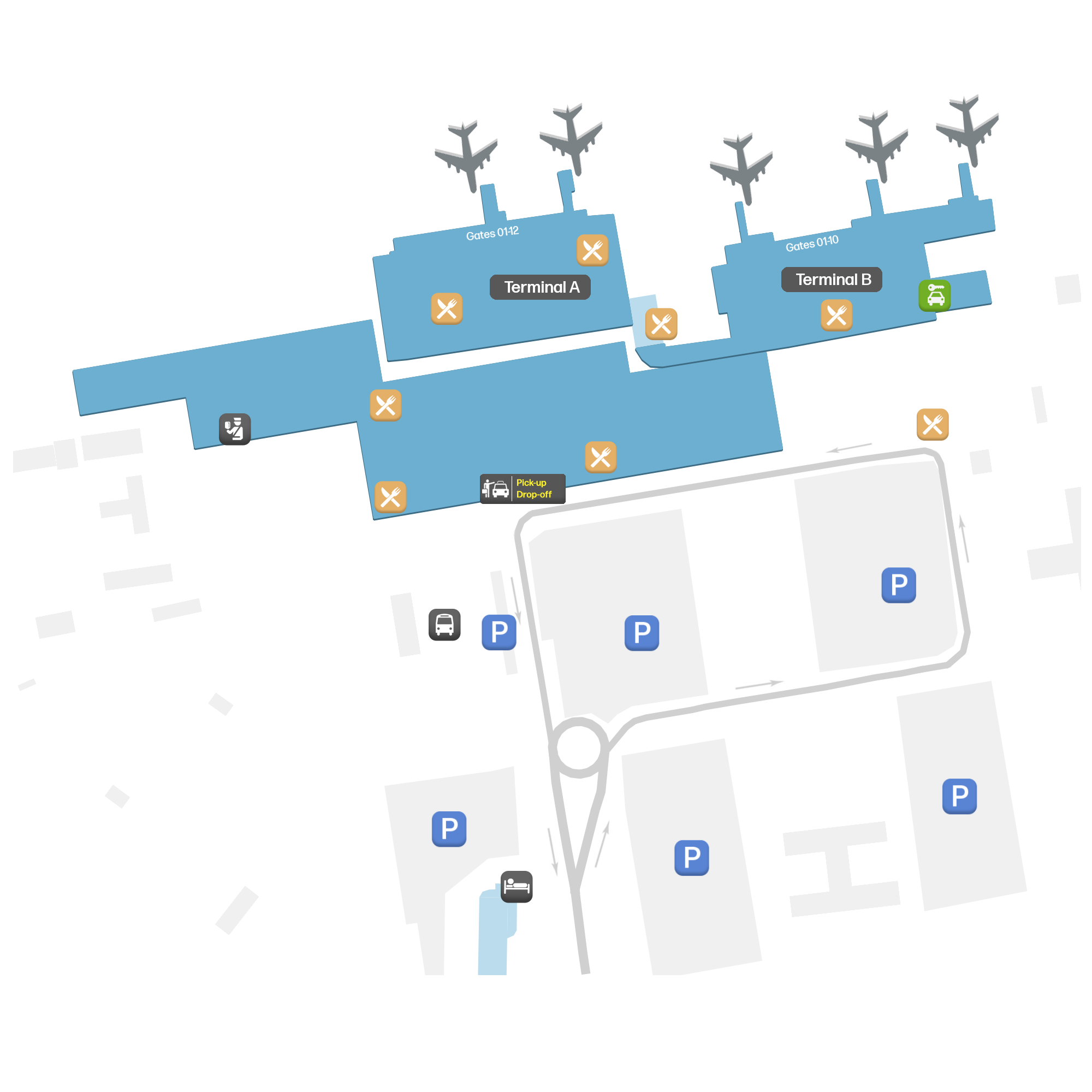 Tolmachevo Airport, Russia map