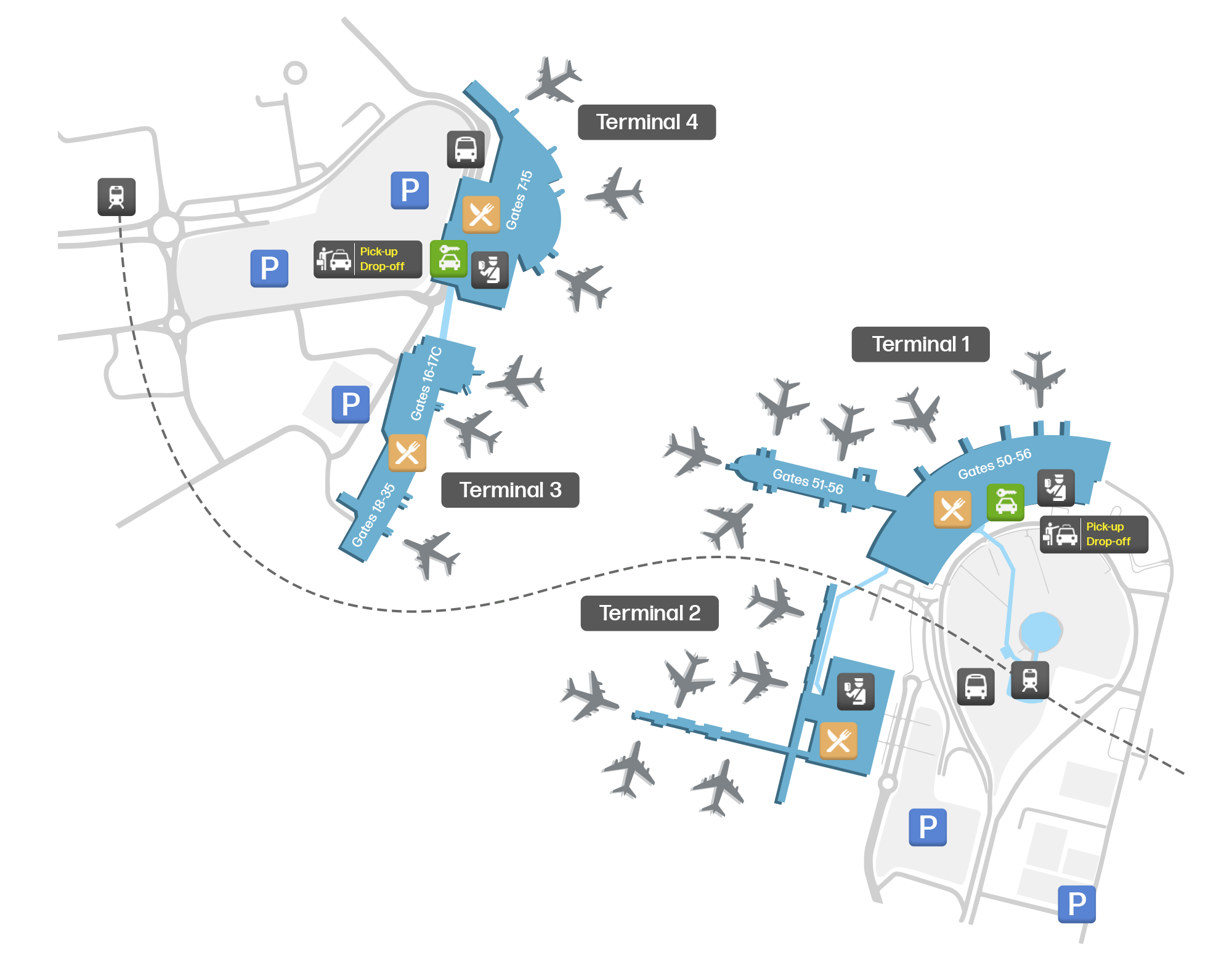 Perth International, Australia map