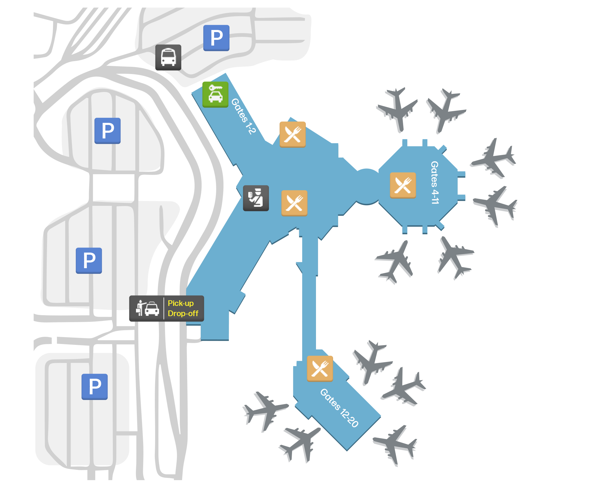 Palm Springs International, United States map