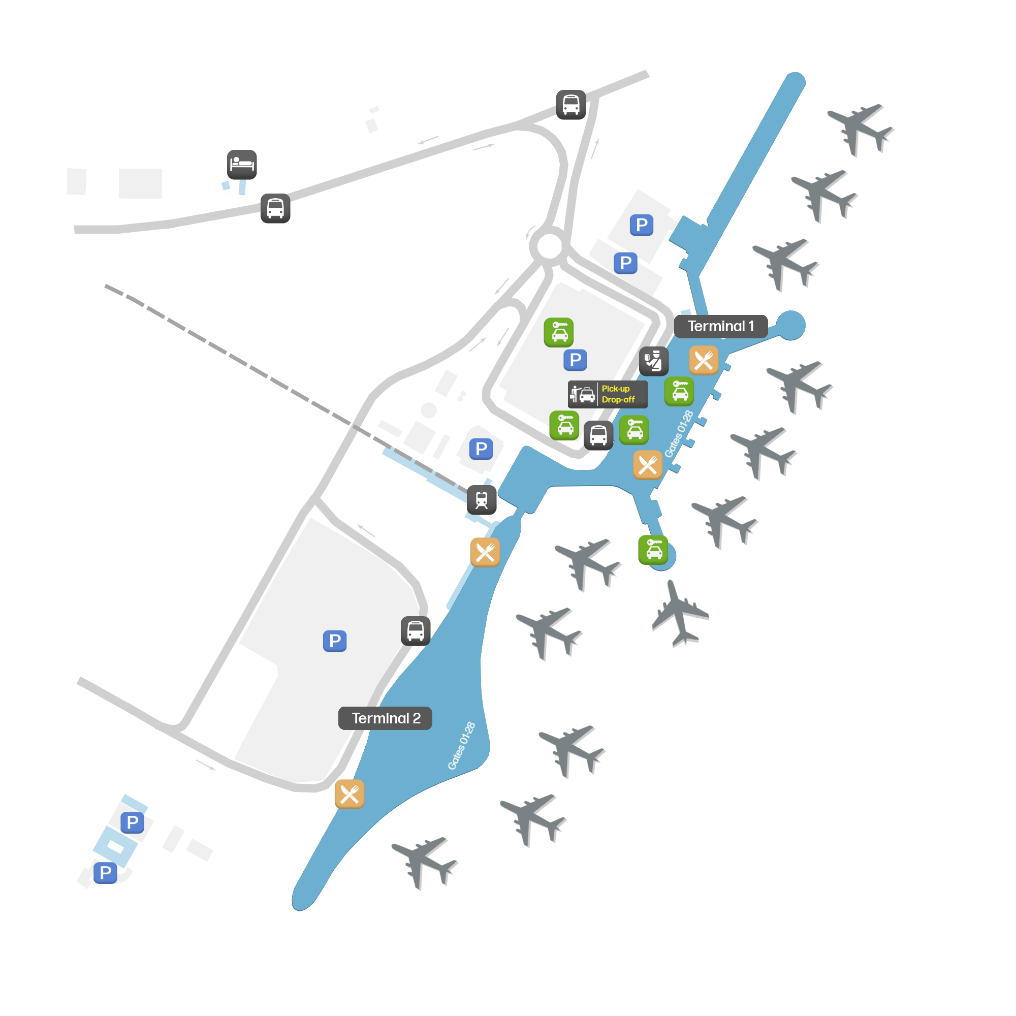 Tocumen International, Panama map