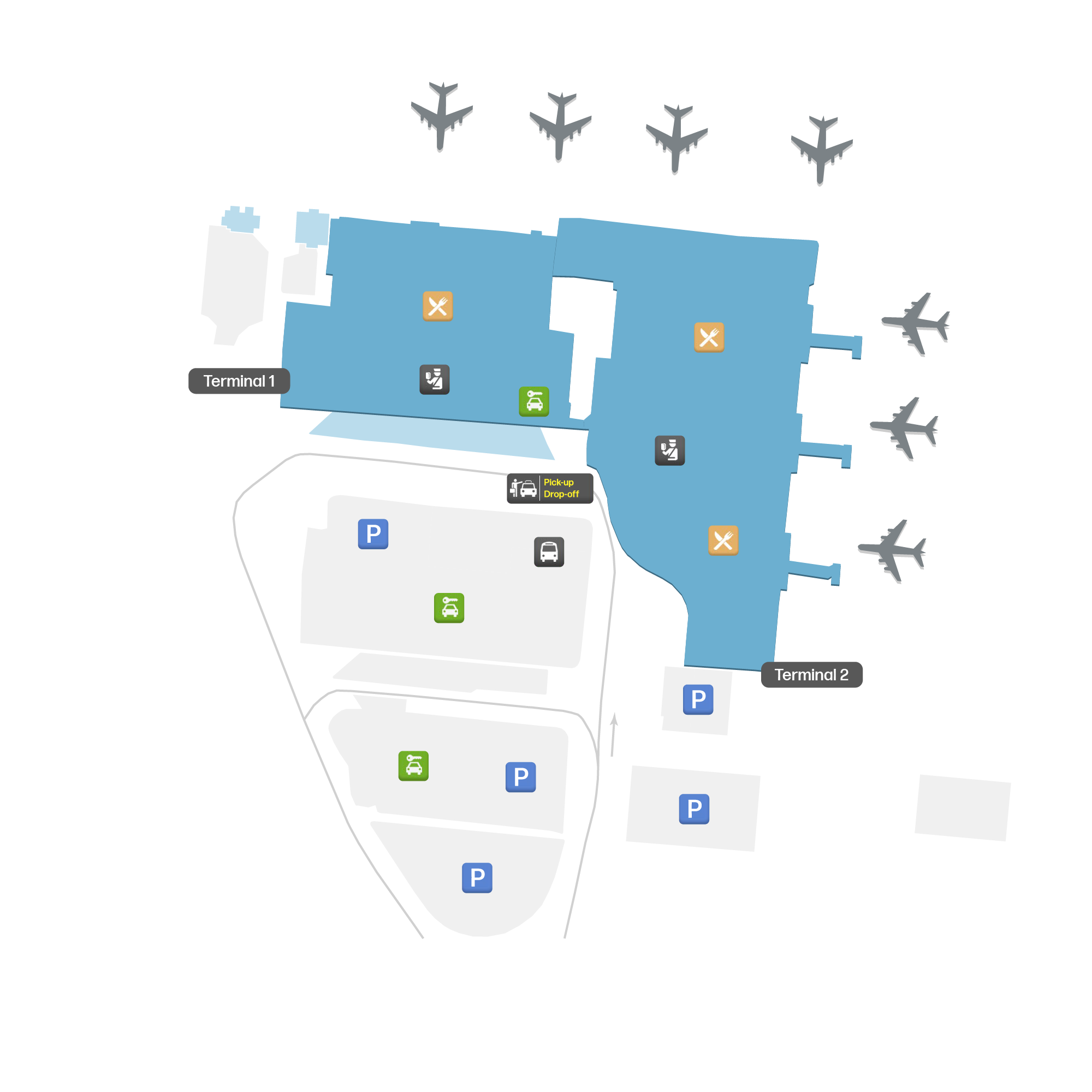 Marrakesh Menara Airport, Morocco map