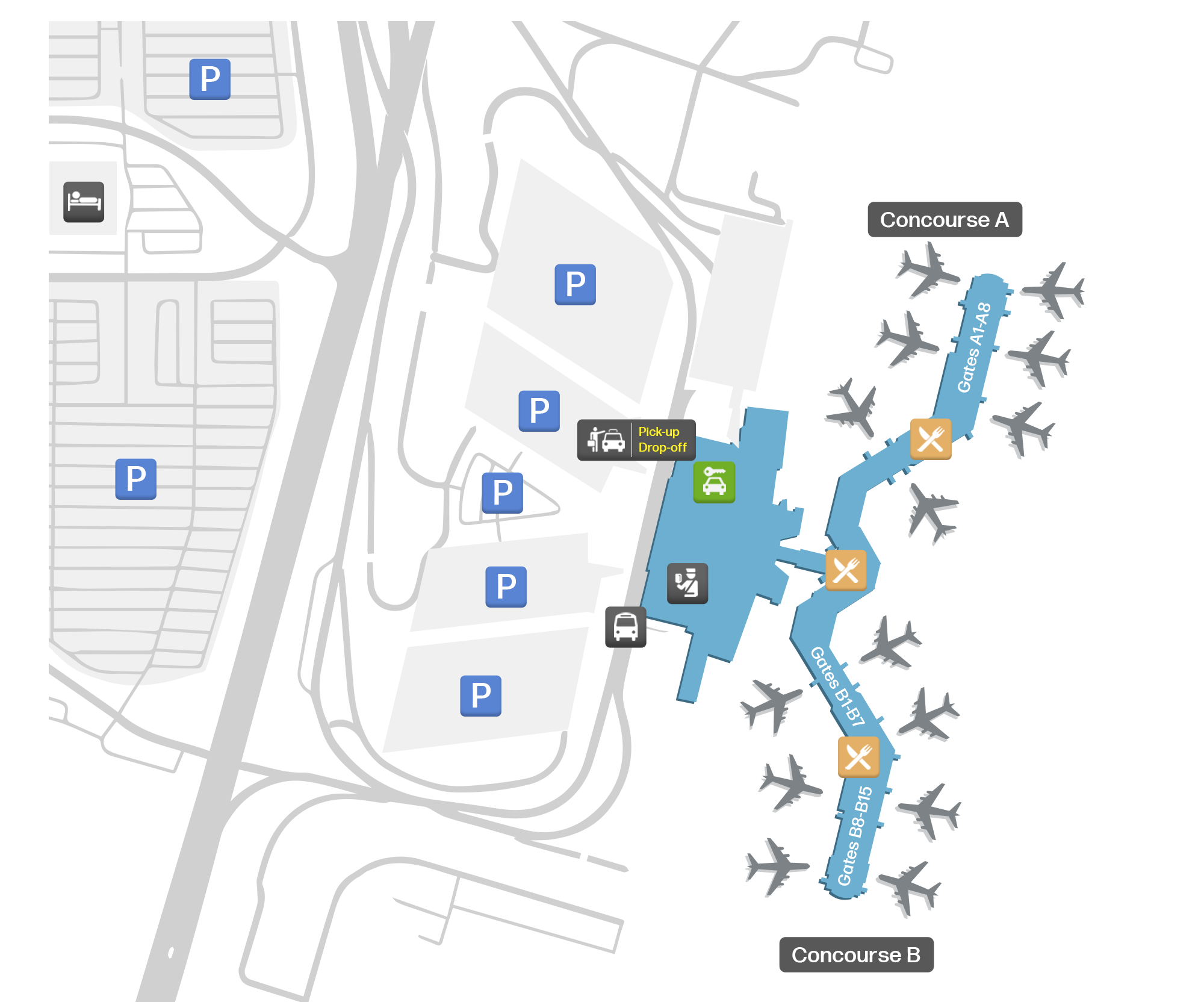 Richmond International, United States map