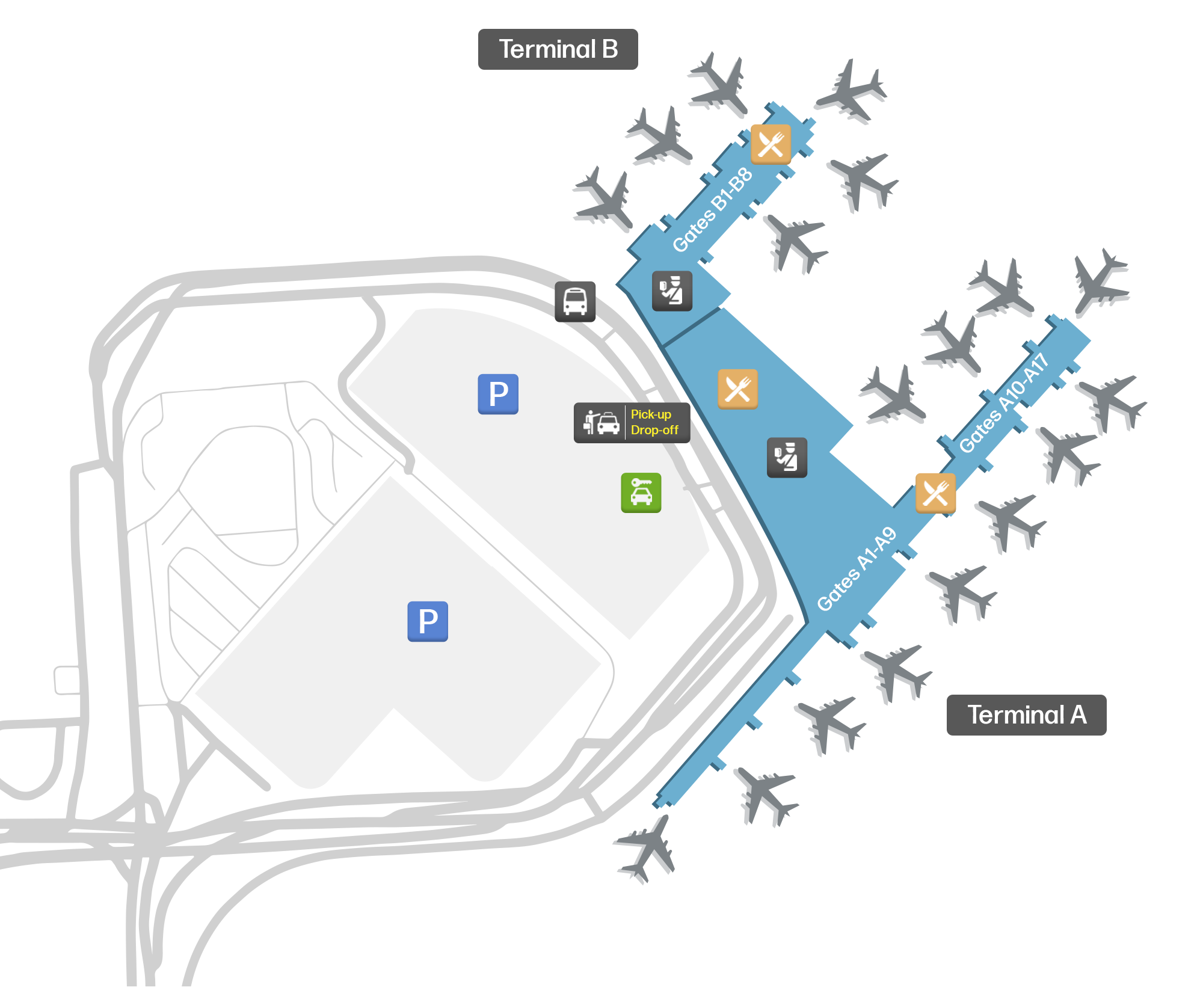 San Antonio International, United States map