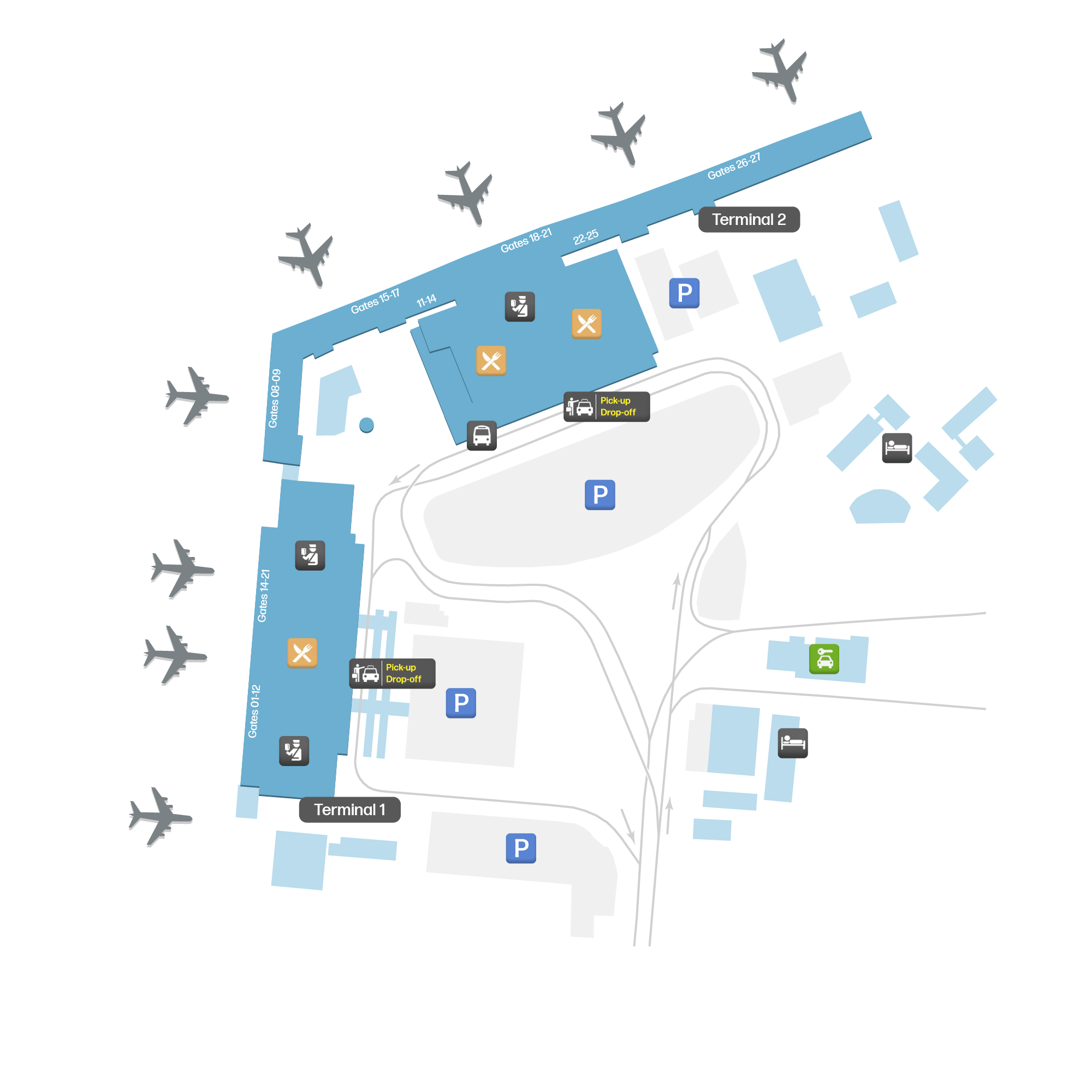 Tansonnhat International, Vietnam map