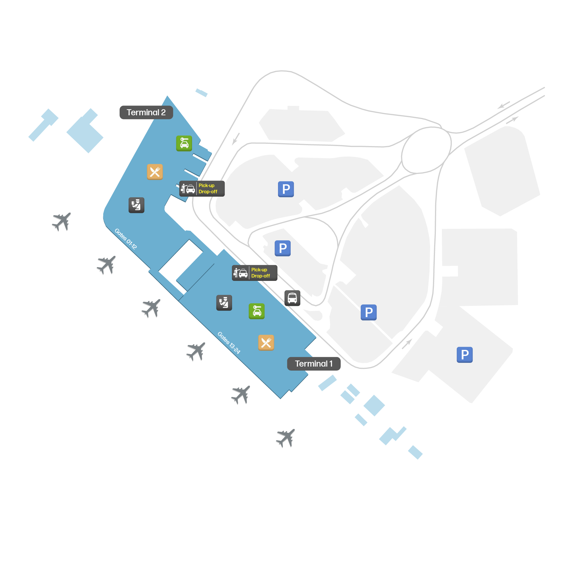 Thessaloniki Airport, Greece map