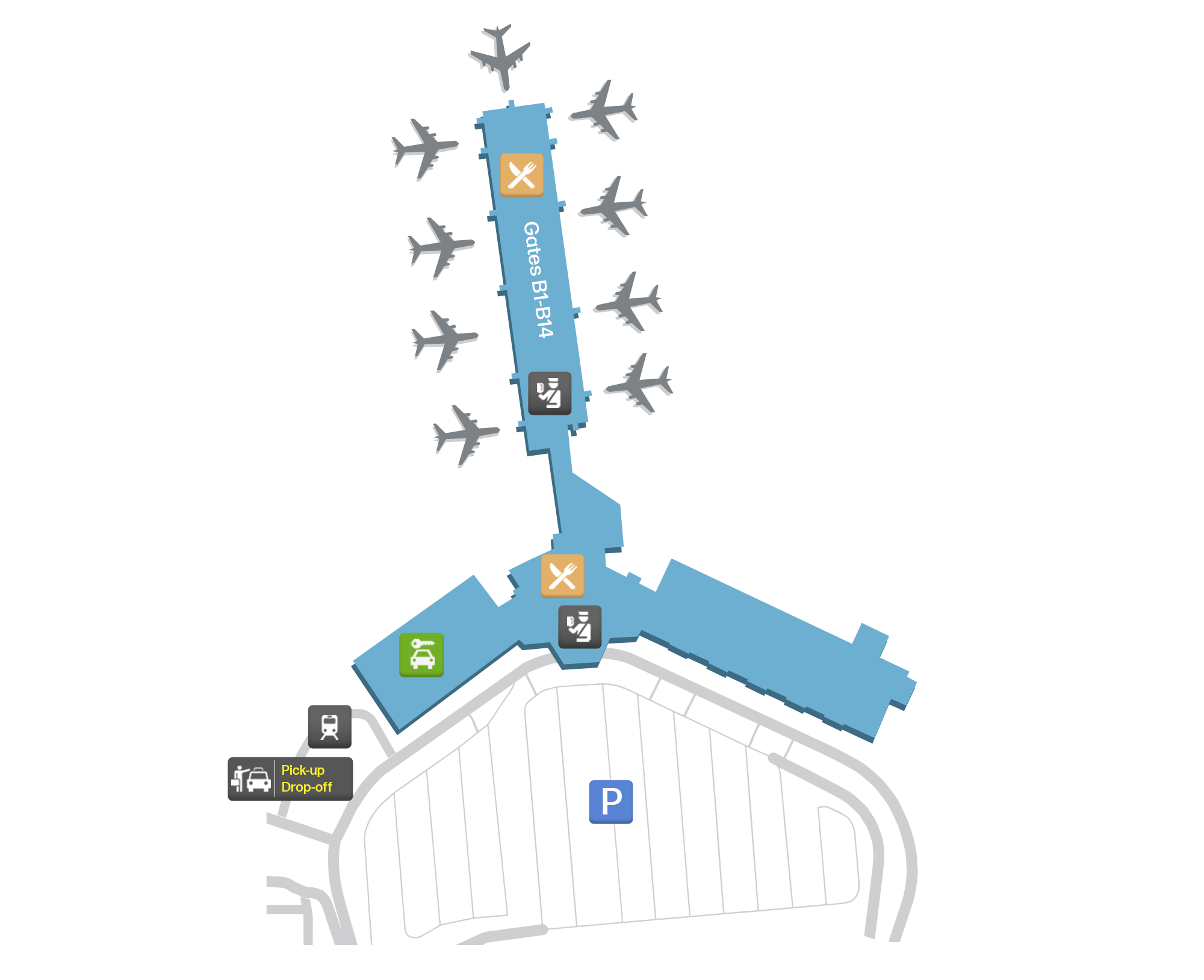 Sarasota Bradenton International Airport, United States map