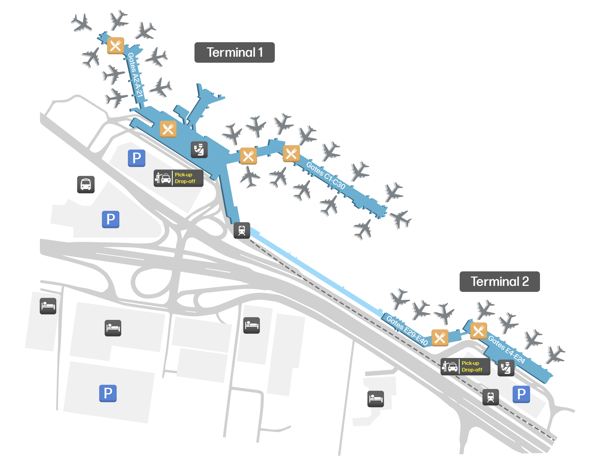 Saint Louis Airport, United States map