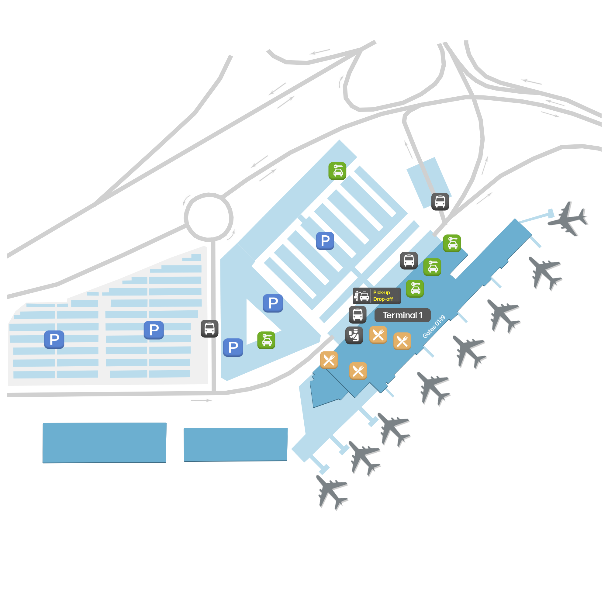 Seville Airport, Spain map