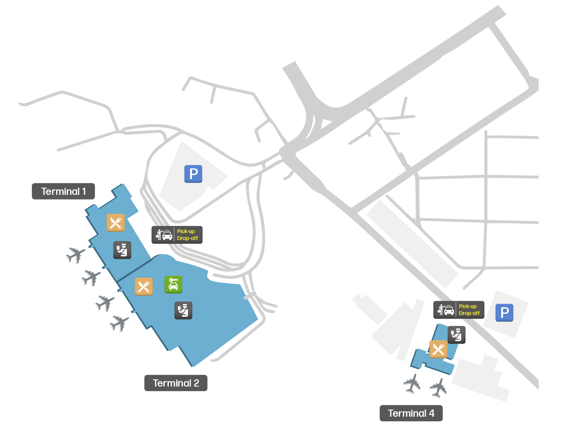 Mehrabad International, Iran map