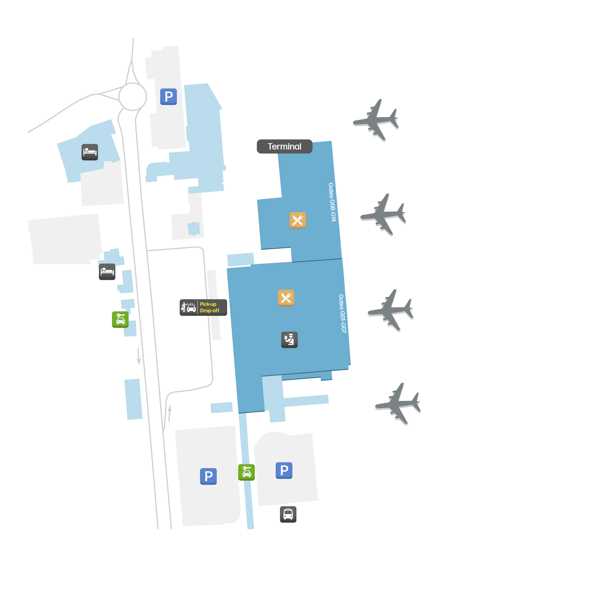 Tirana International Airport Nënë Tereza, Albania map