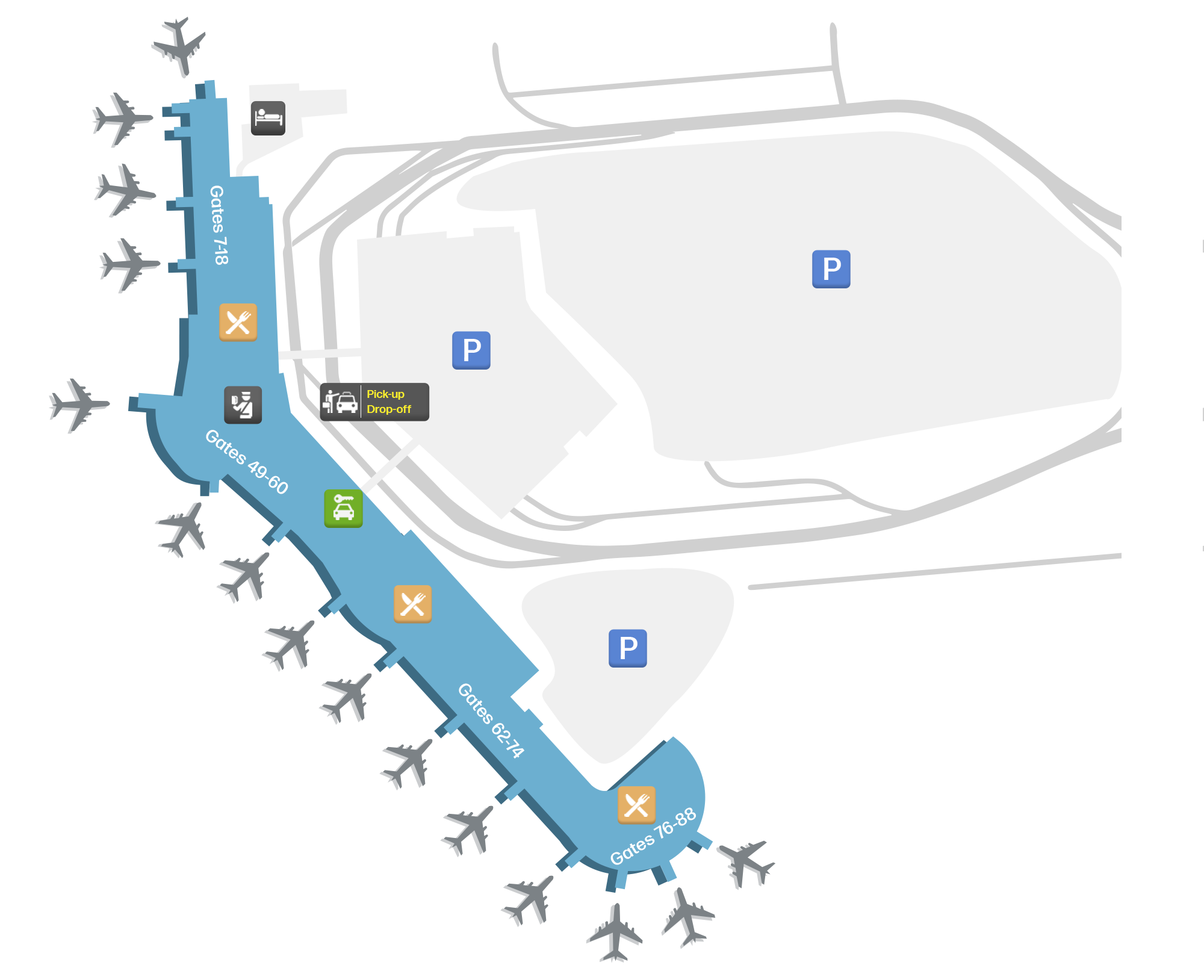 Edmonton International Airport, Canada map