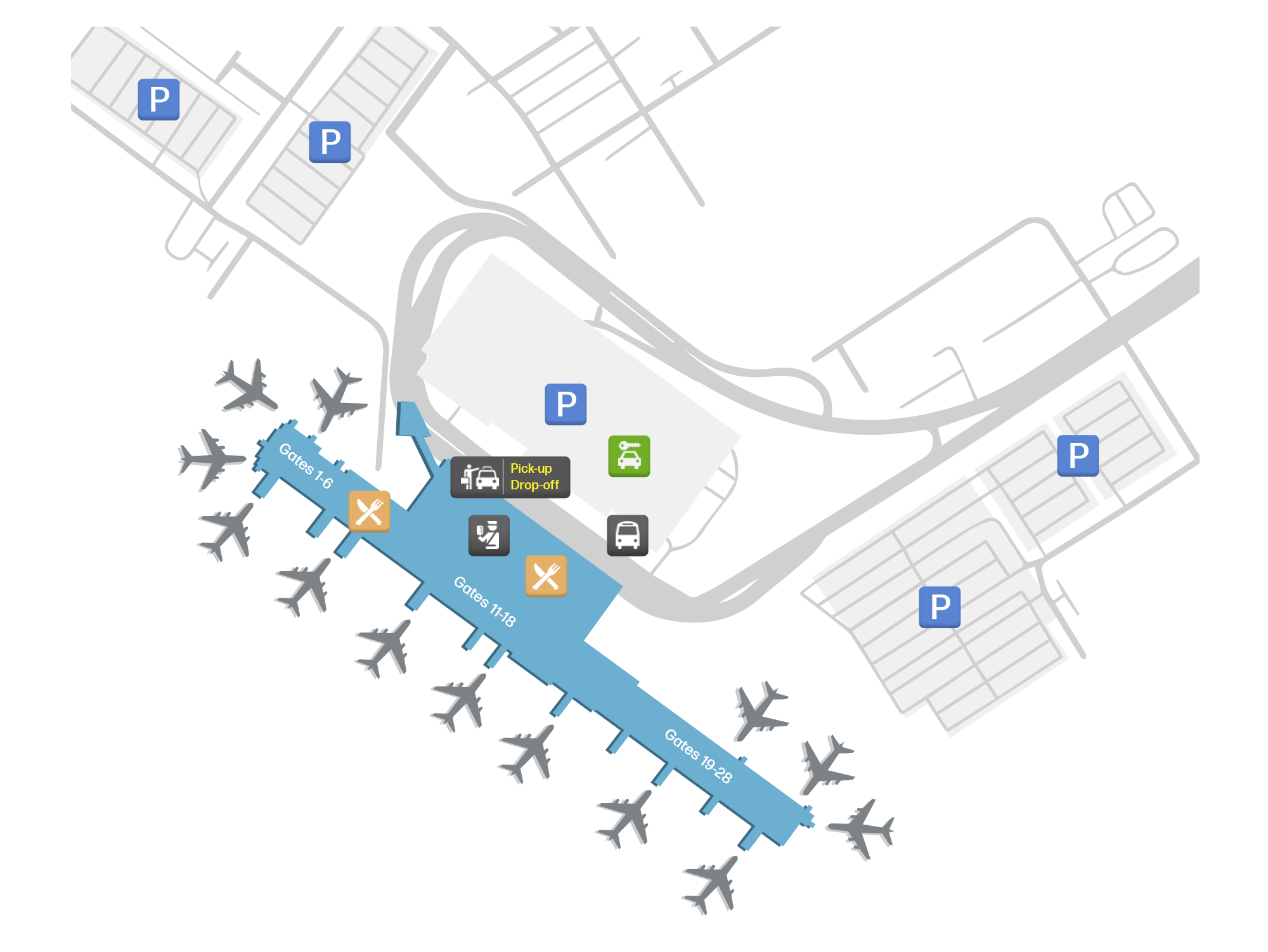 Ottawa Macdonald Cartier International, Canada map