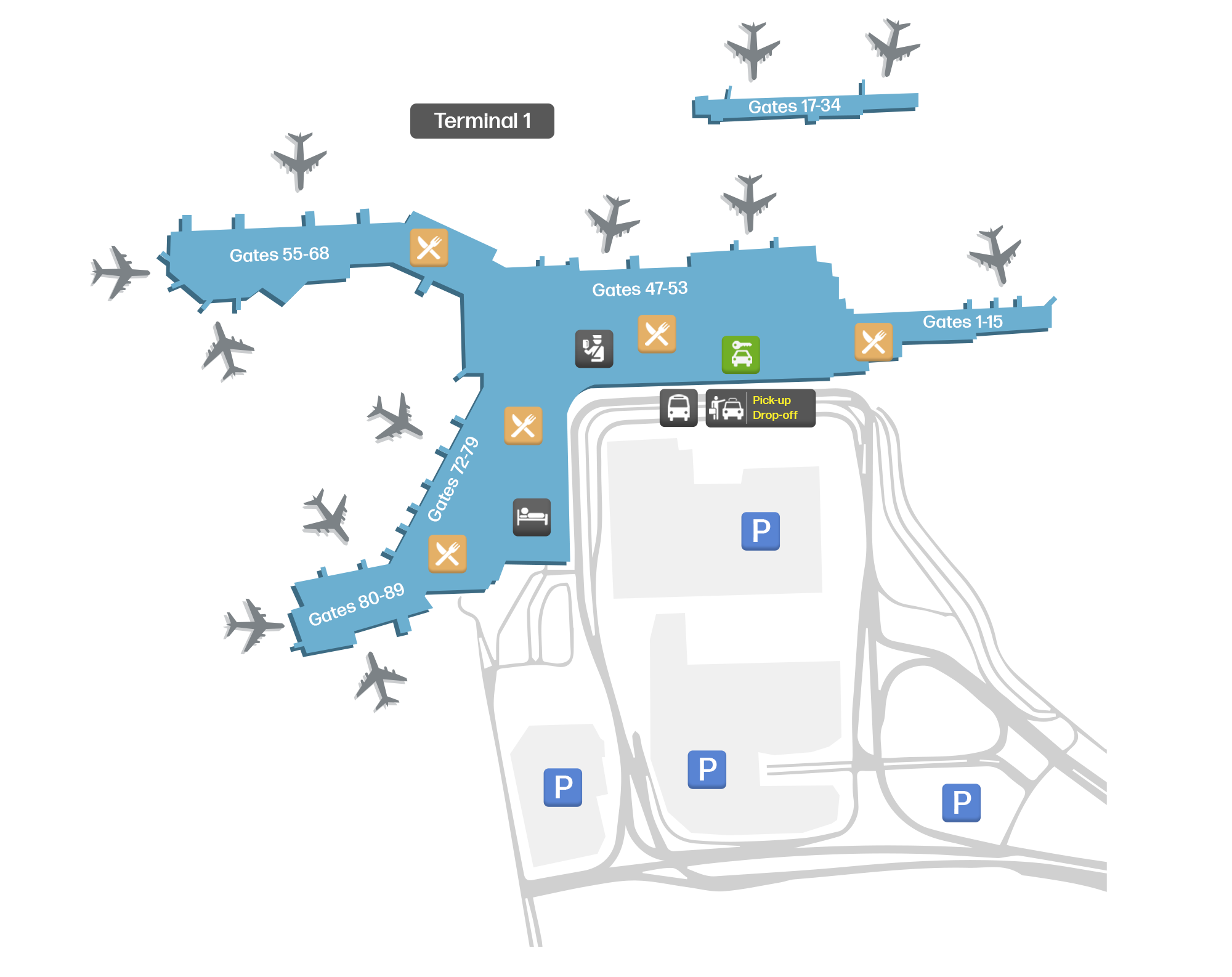 Montreal Airport, Canada map