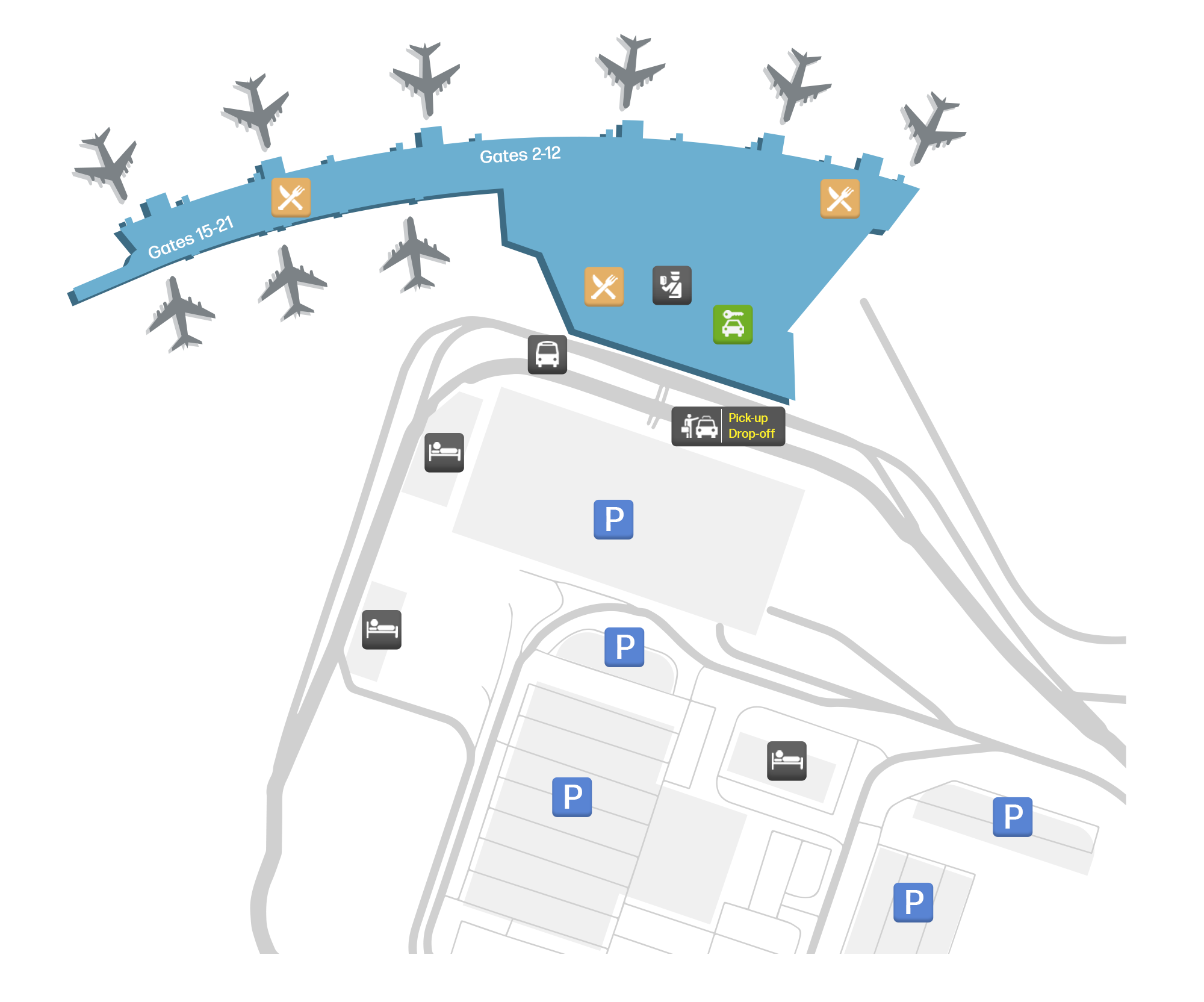 Winnipeg International, Canada map