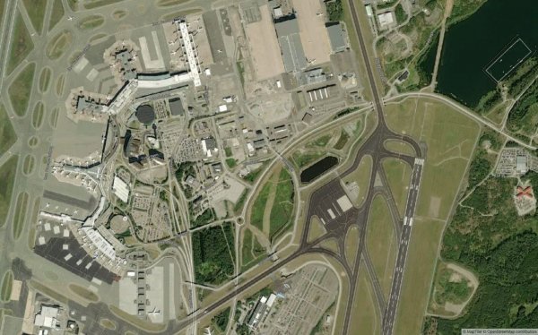 Satellite view of Arlanda