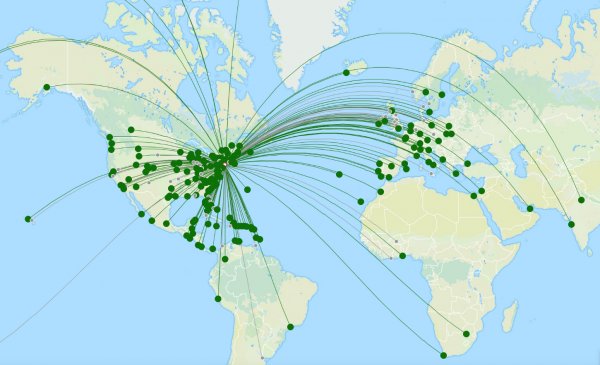 Newark destination map