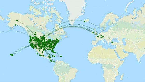 denver airport destination map