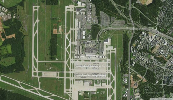 satellite map washington dulles international airport