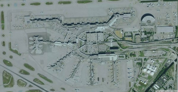 satellite view miami international airport