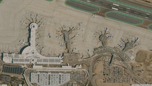 satellite map san diego international airport