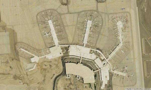 satellite map salt lake city international airport