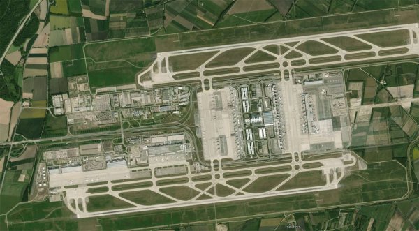 Satellite view of Munich Airport