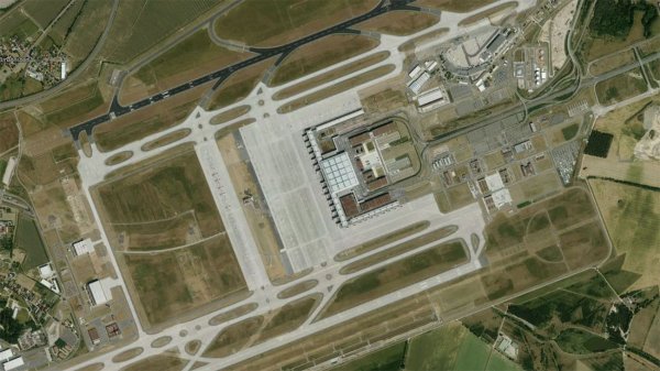 Satellite view of Berlin Brandenburg Airport