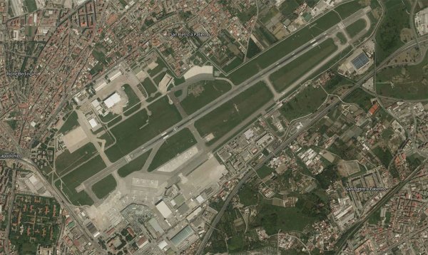 Satellite view of Naples Airport